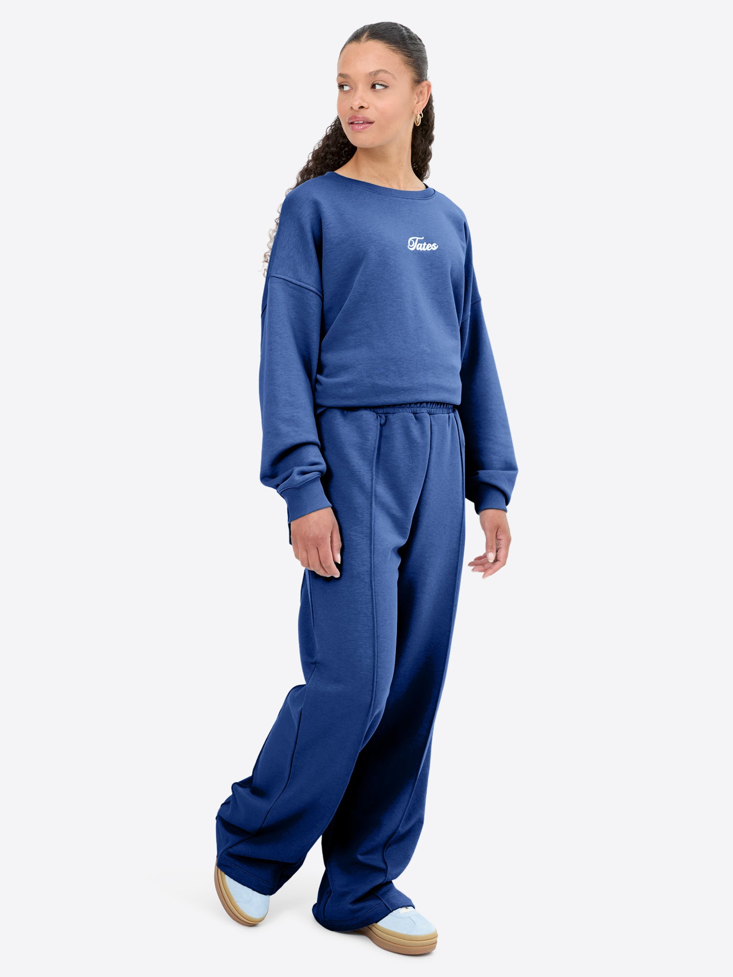 Light Jogginghose mit Biese – Navy