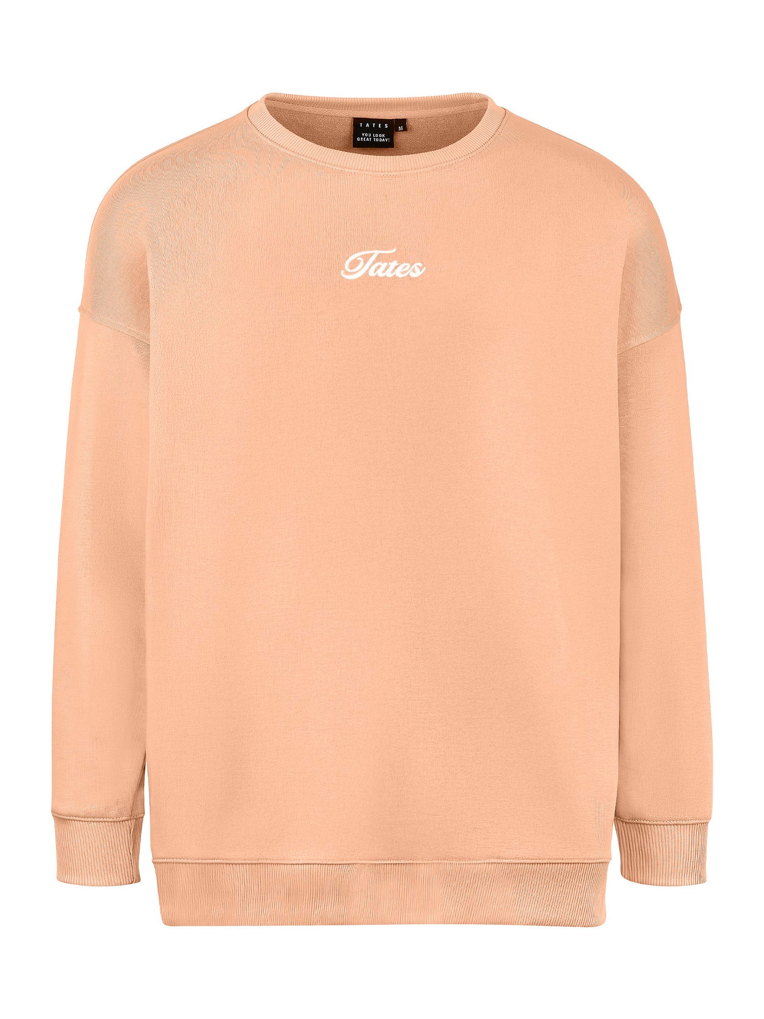 Light Wide Waistband Sweater – Peach