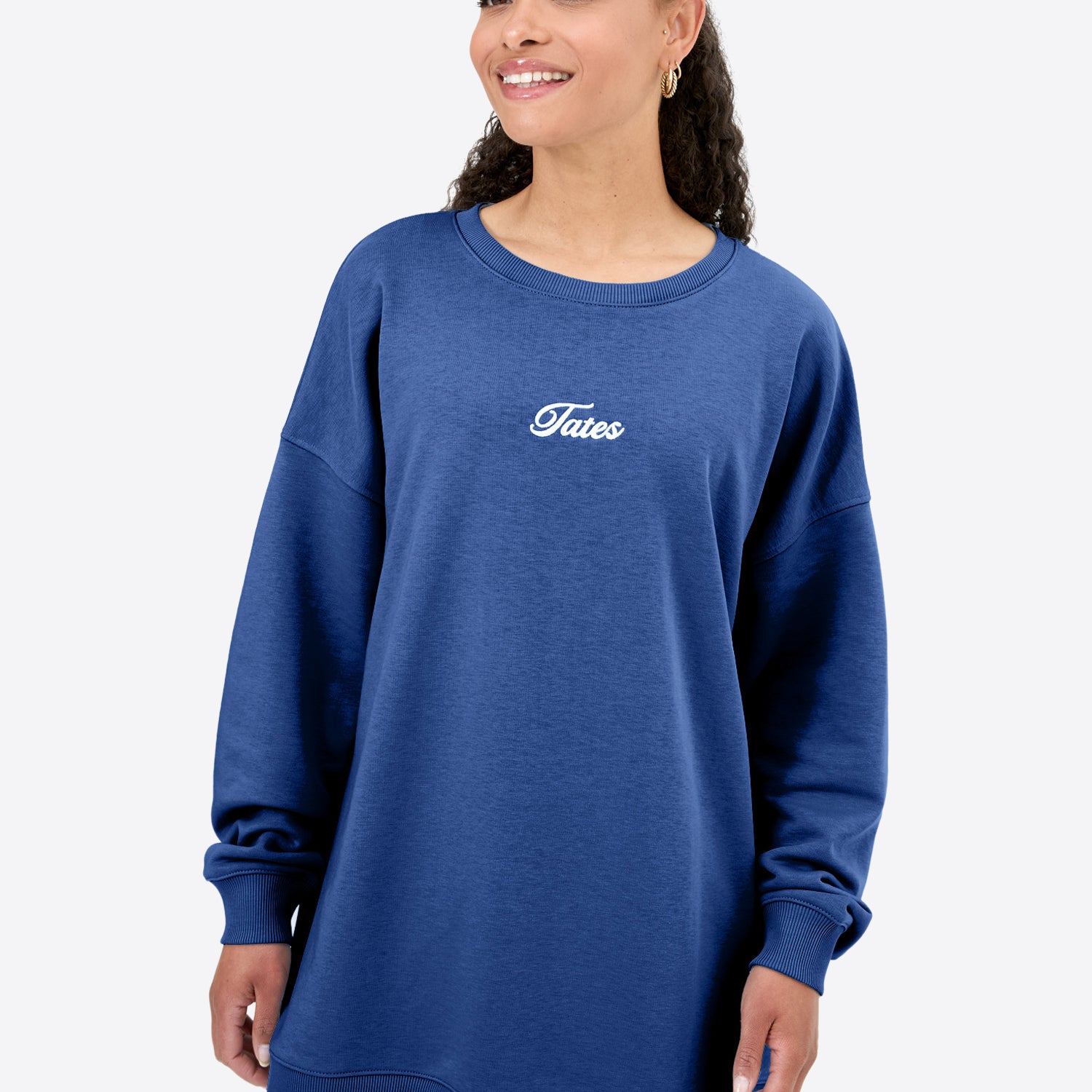 Light Wide Waistband Sweater – Navy