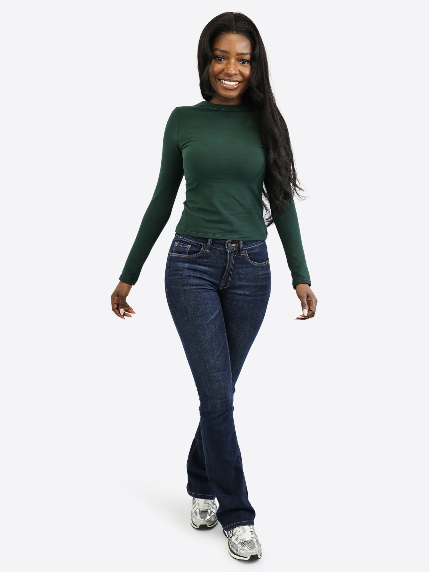 Longsleeve (Slim) – Pine Green