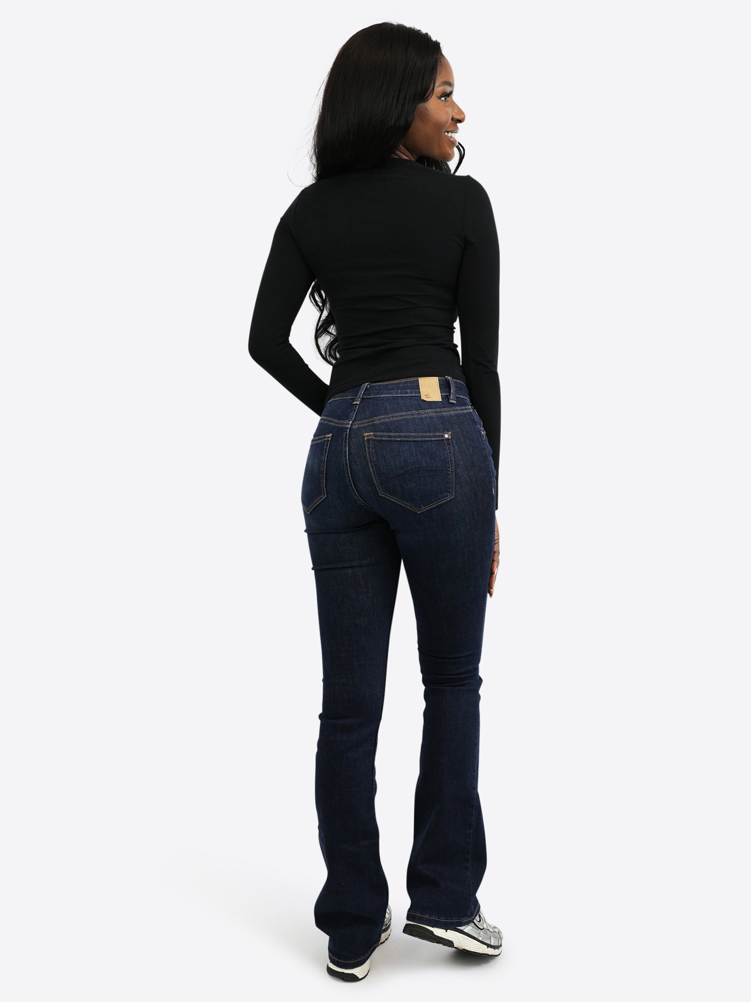 Longsleeve (Slim) – Schwarz