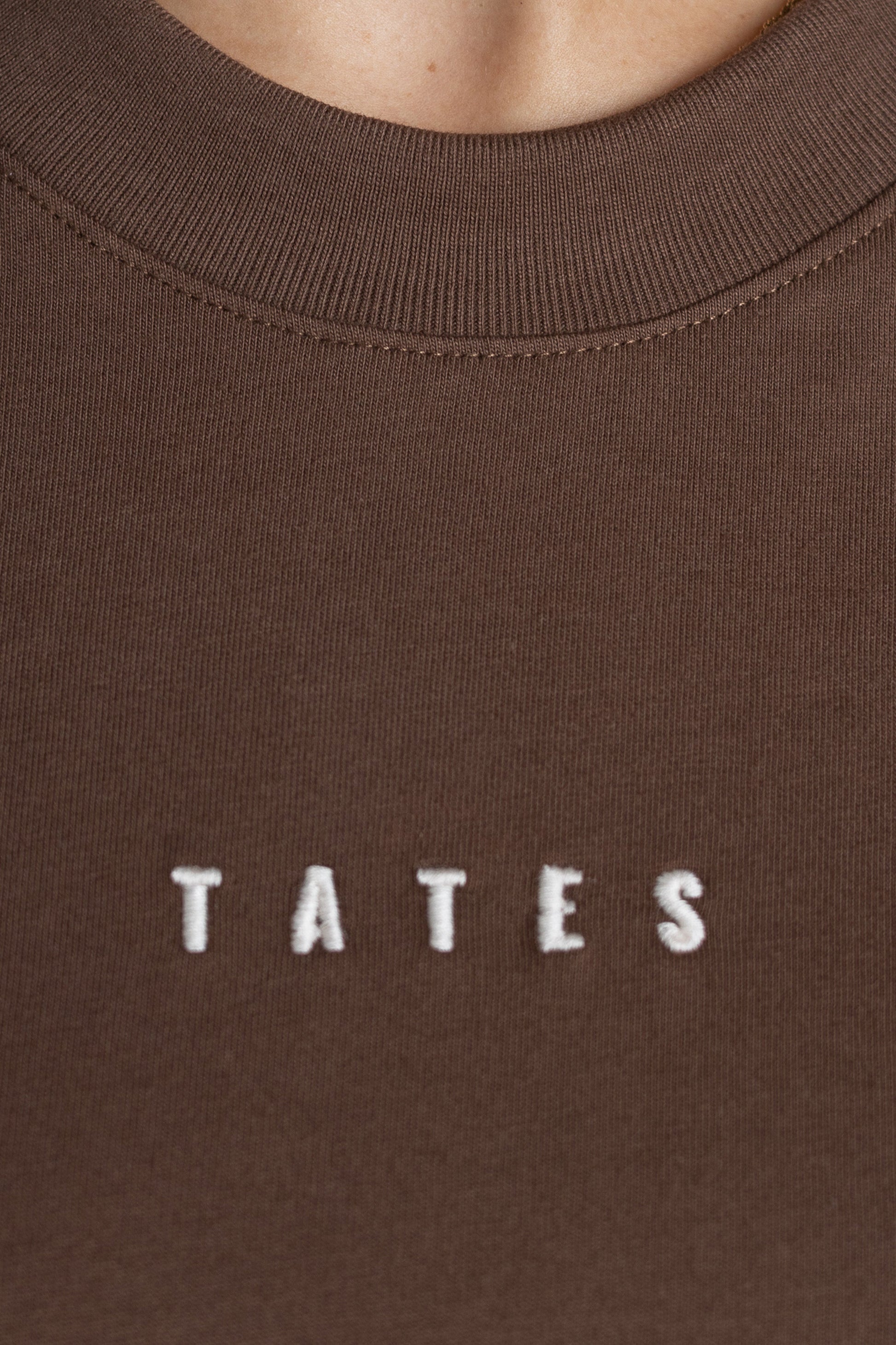 Longsleeve (Oversized) "Heart flower" – Chocolate