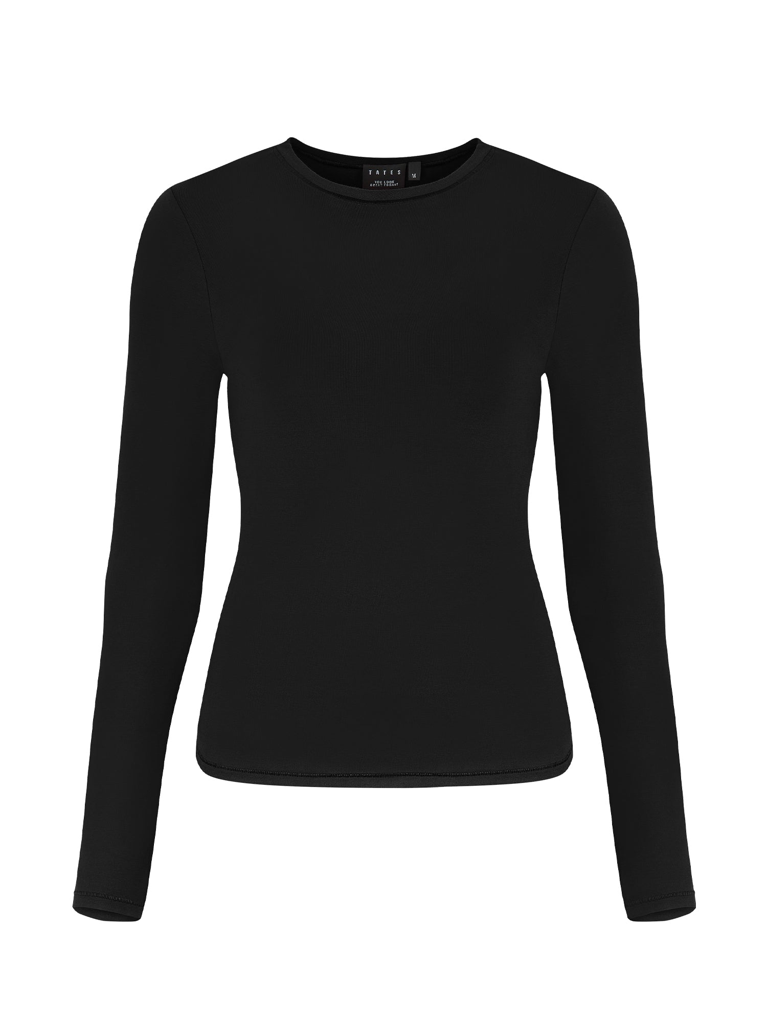Slim Longsleeve – Schwarz
