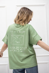 Soft Touch T-Shirt (Oversized) "Love letter"