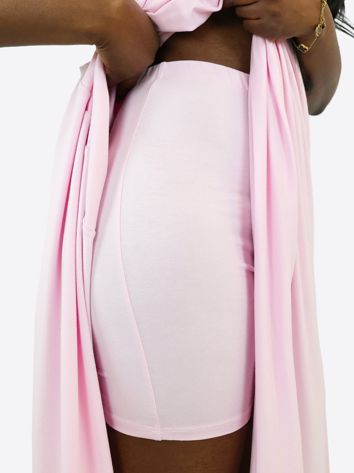 Midi Skort Kleid Anny - Rosa