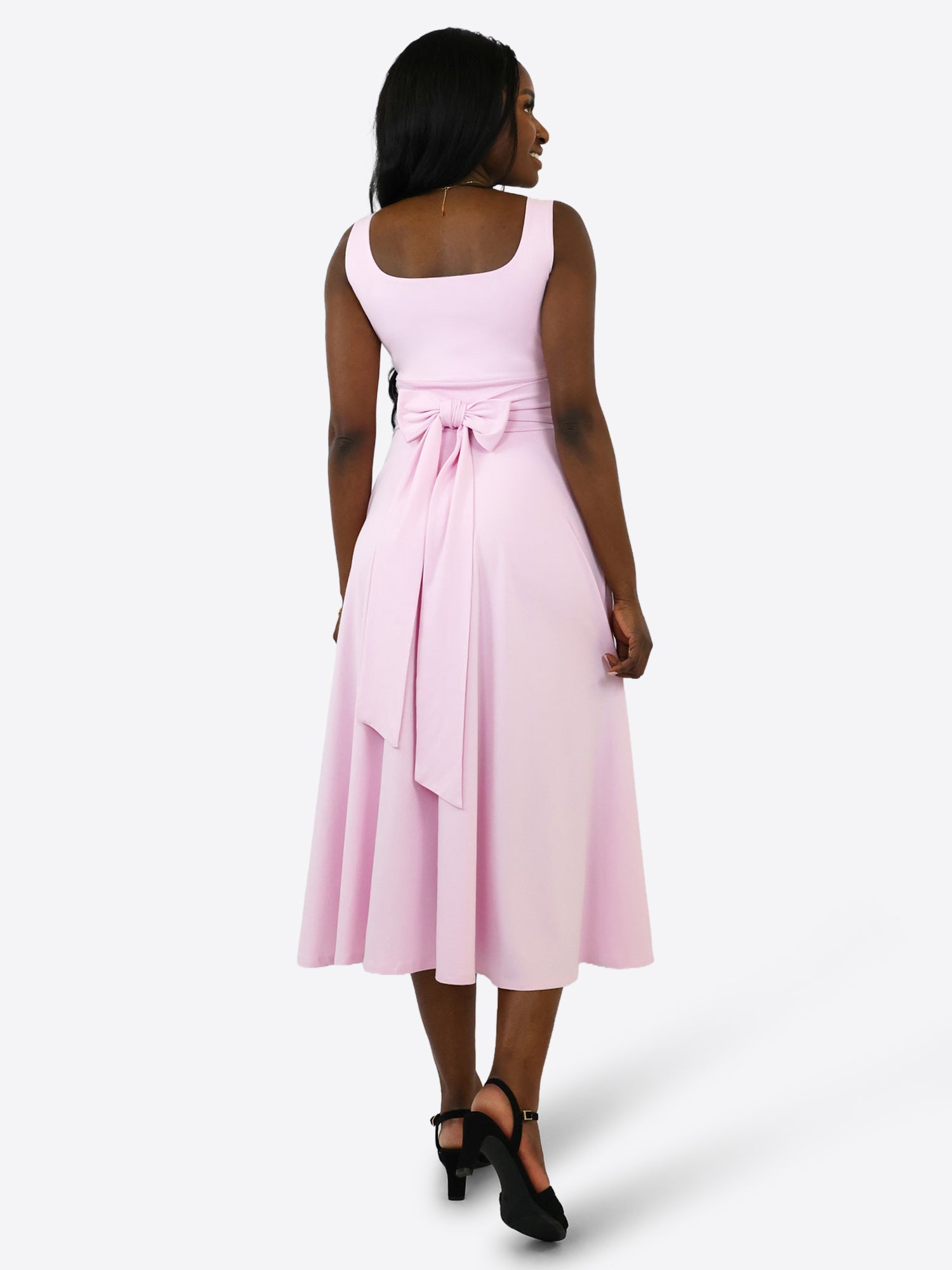 Midi Skort Kleid Anny - Rosa
