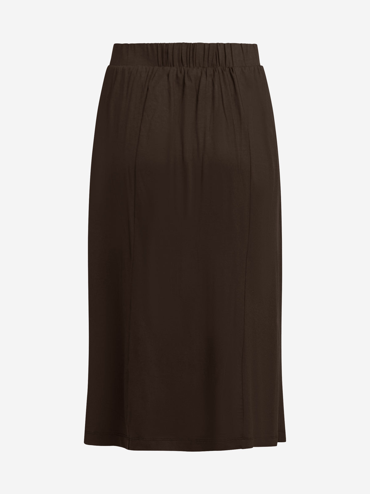 Midi Skort mit Schlitz - Dark Chocolate
