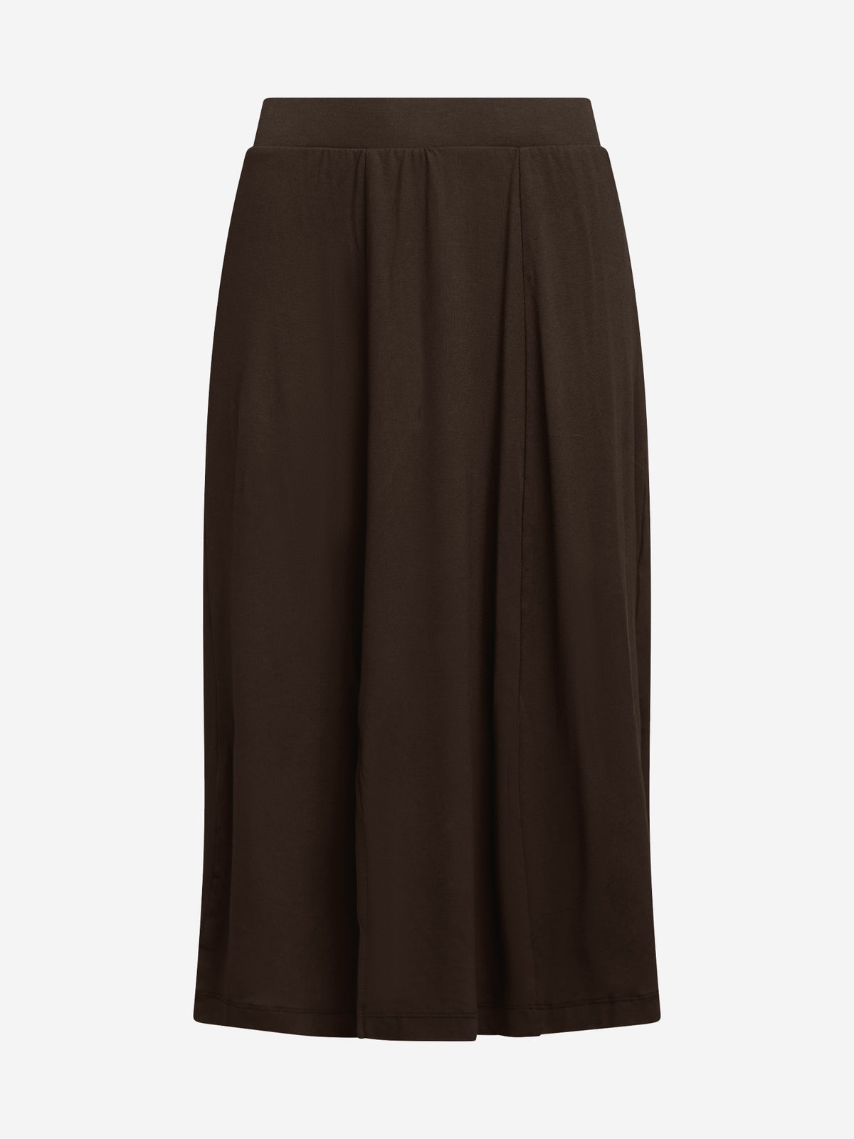 Midi Skort mit Schlitz - Dark Chocolate