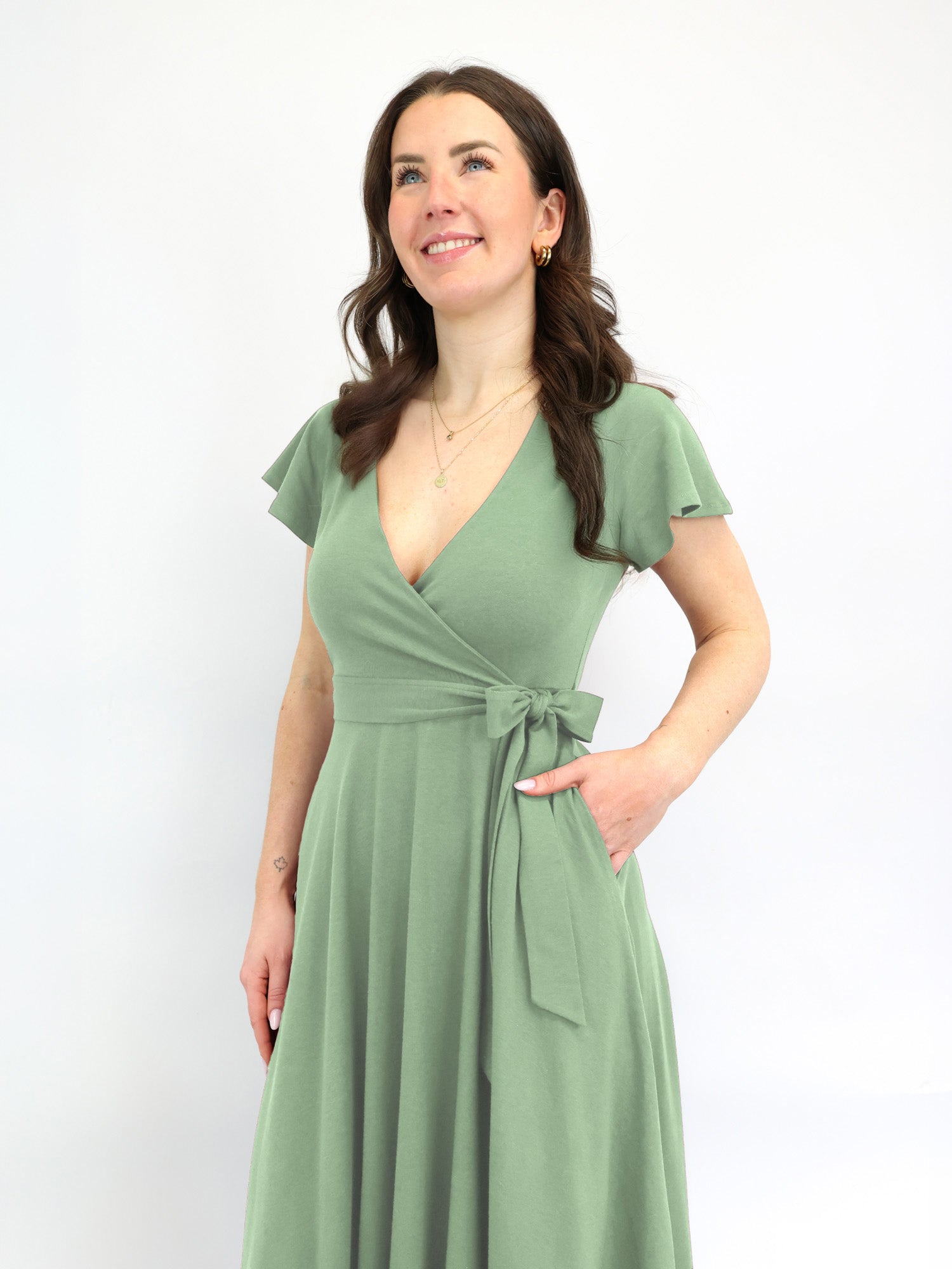 Midi Wickelkleid Carina