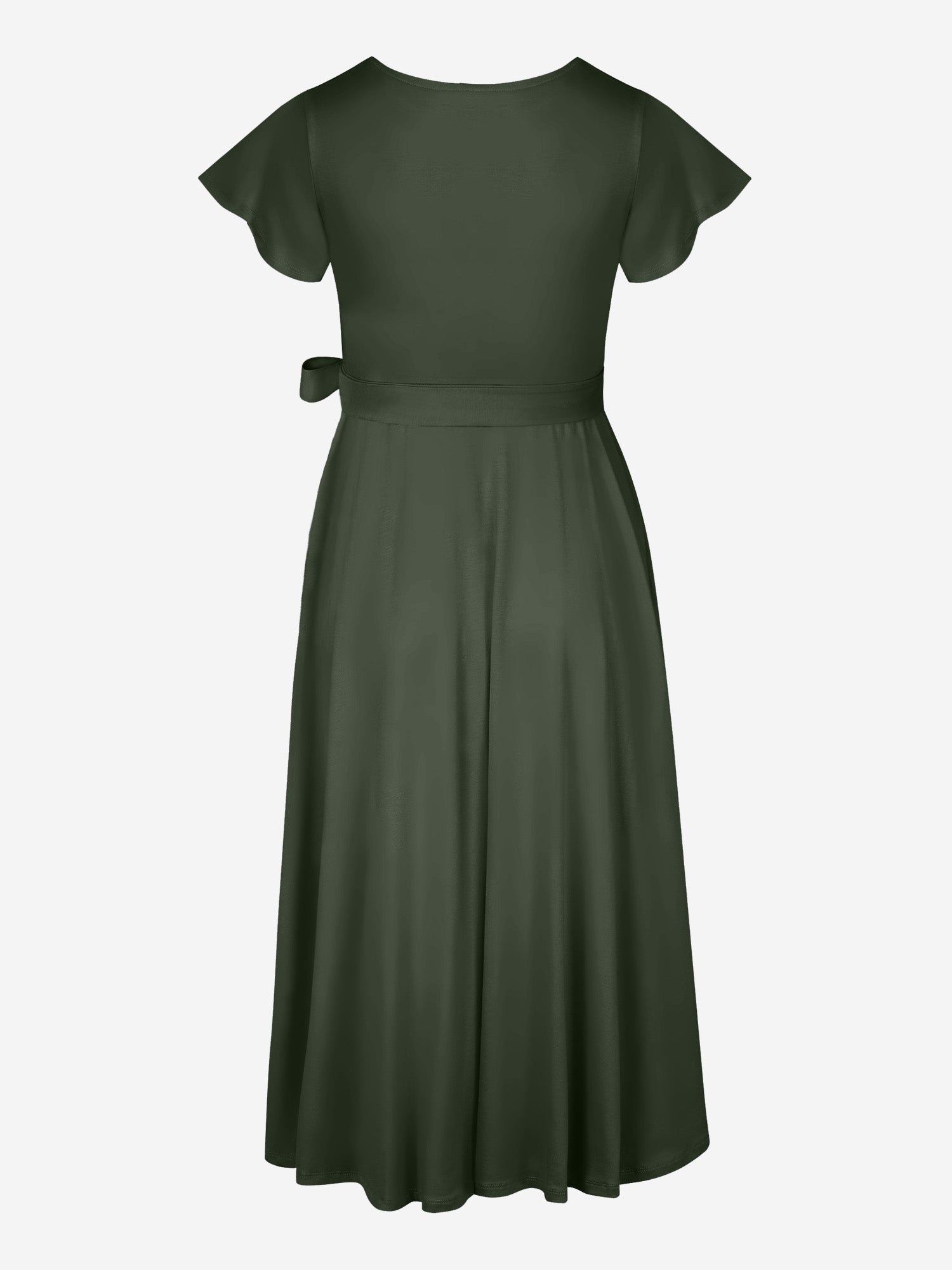 Midi Wickelkleid Carina - Olive