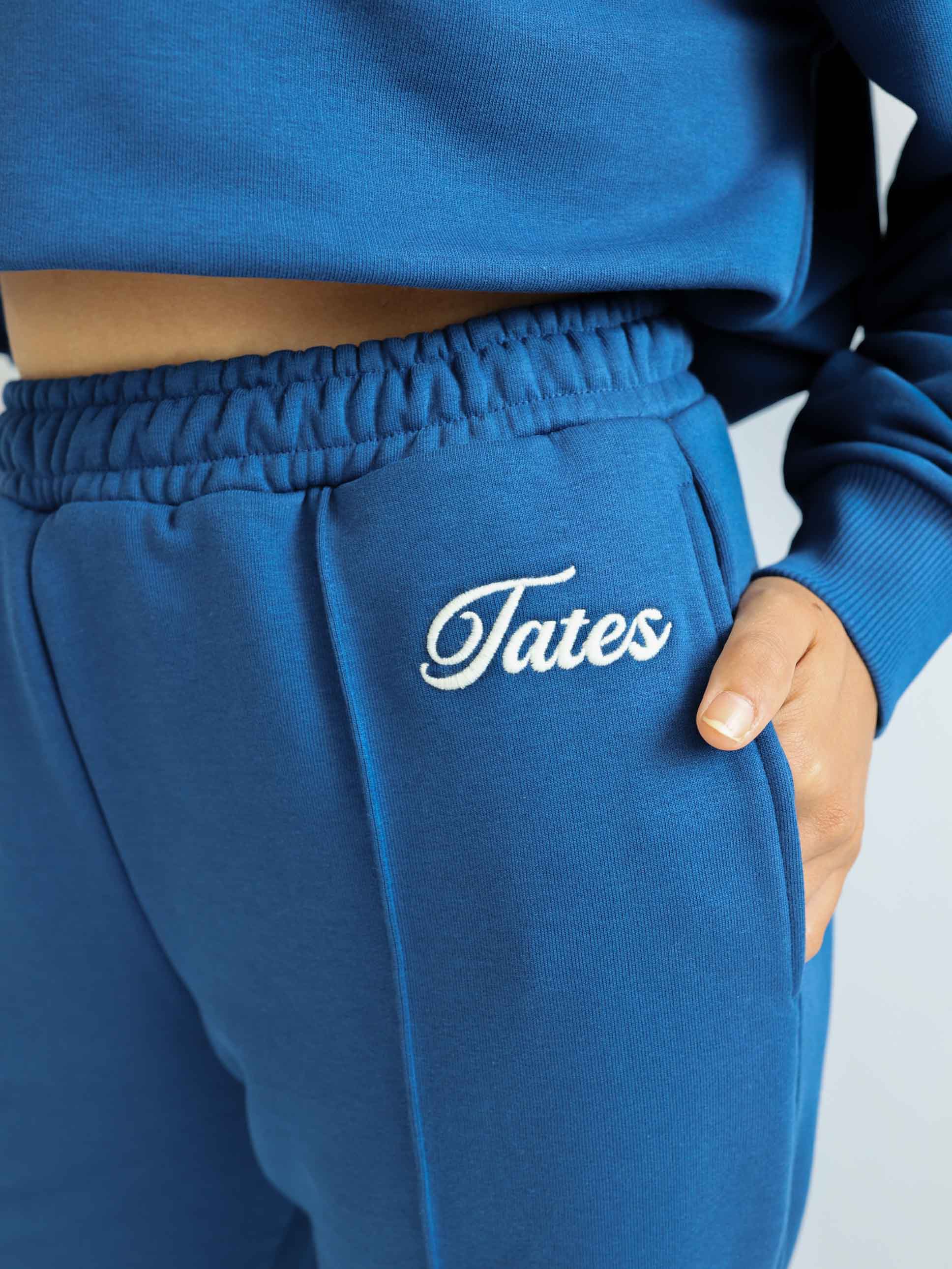 Light Jogginghose mit Biese – Navy