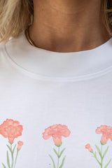T-Shirt (Oversized) "Birthflower Januar"