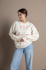 Sweater (Oversized) "Birthflower Januar"