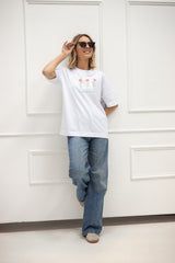 T-Shirt (Oversized) "Birthflower Januar"