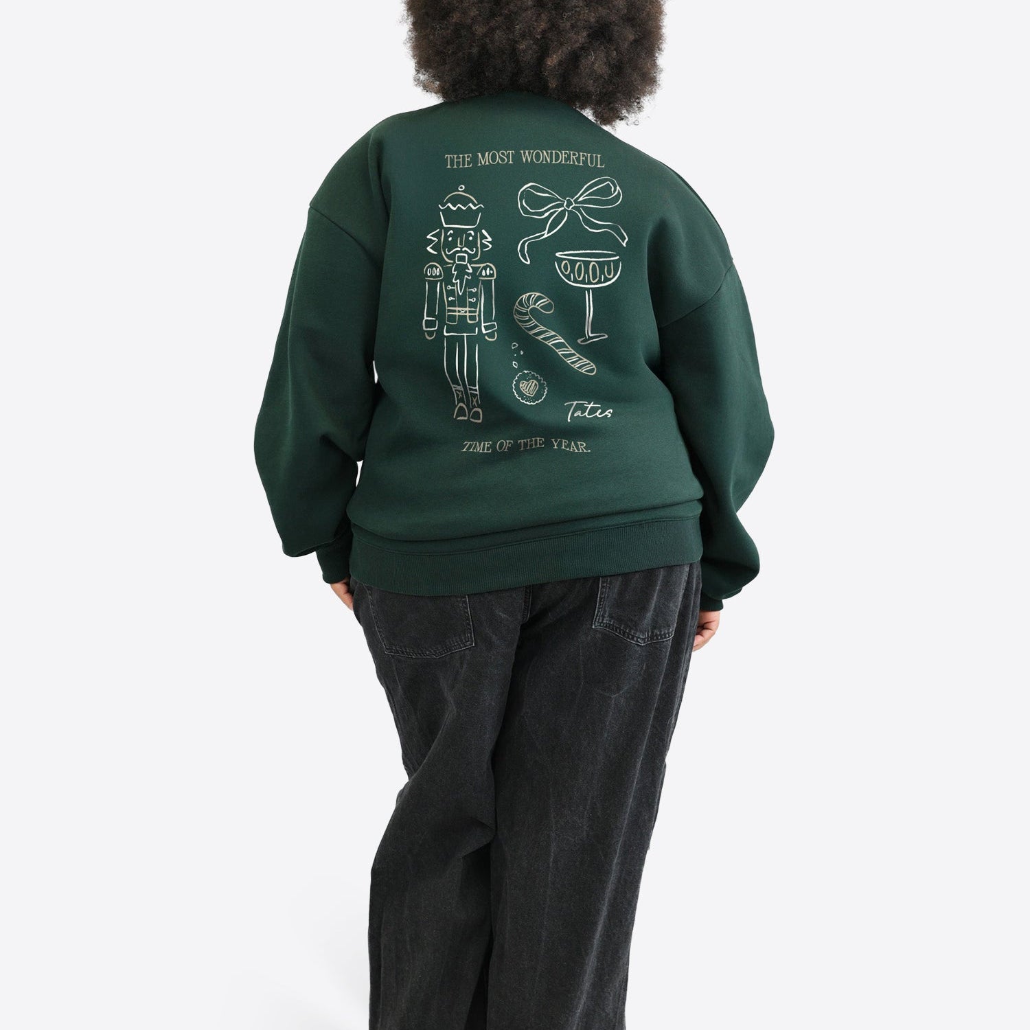 Original Regular Waistband Sweater "Nutcracker" – Pine Green