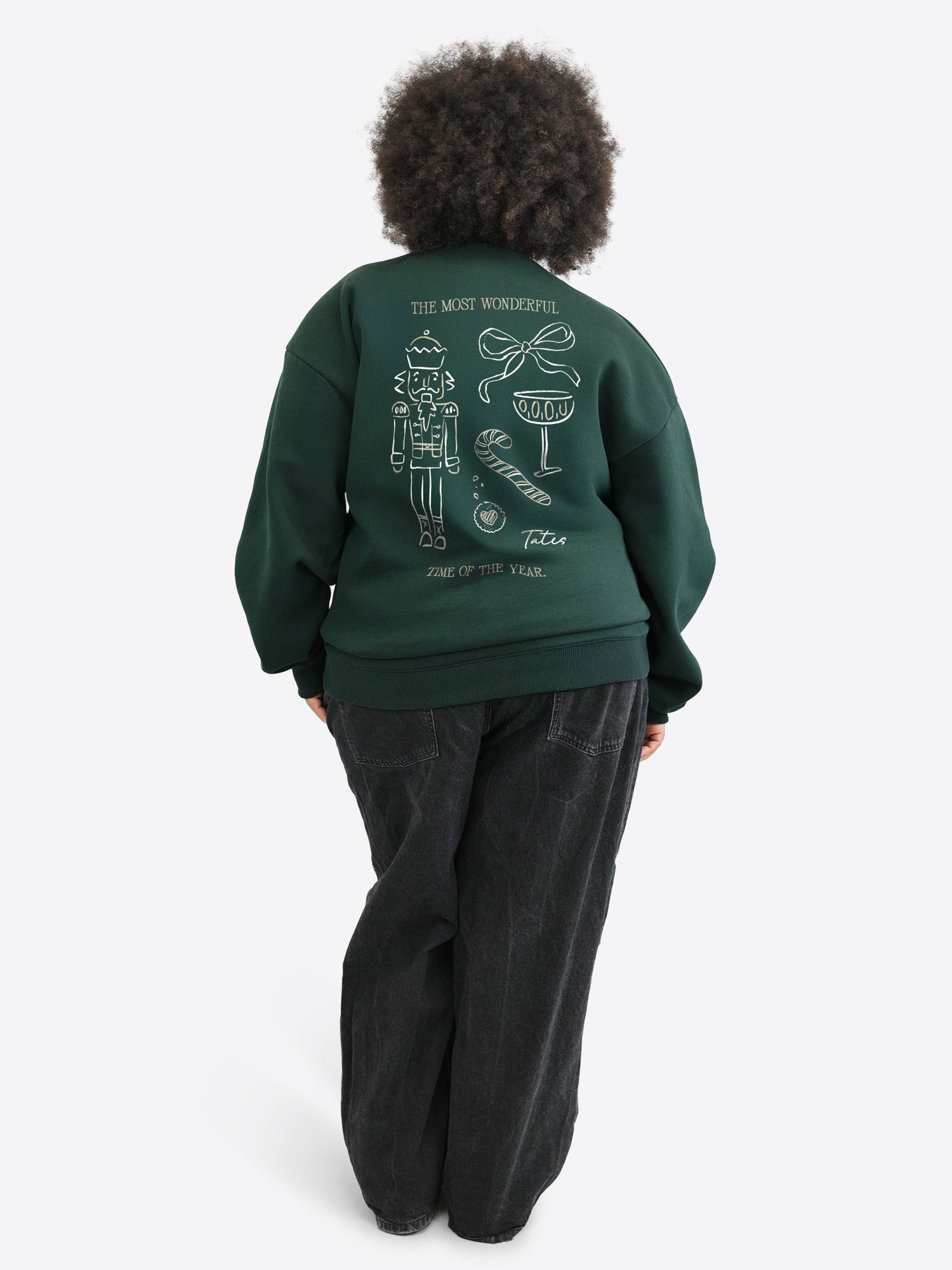 Original Regular Waistband Sweater "Nutcracker" – Pine Green