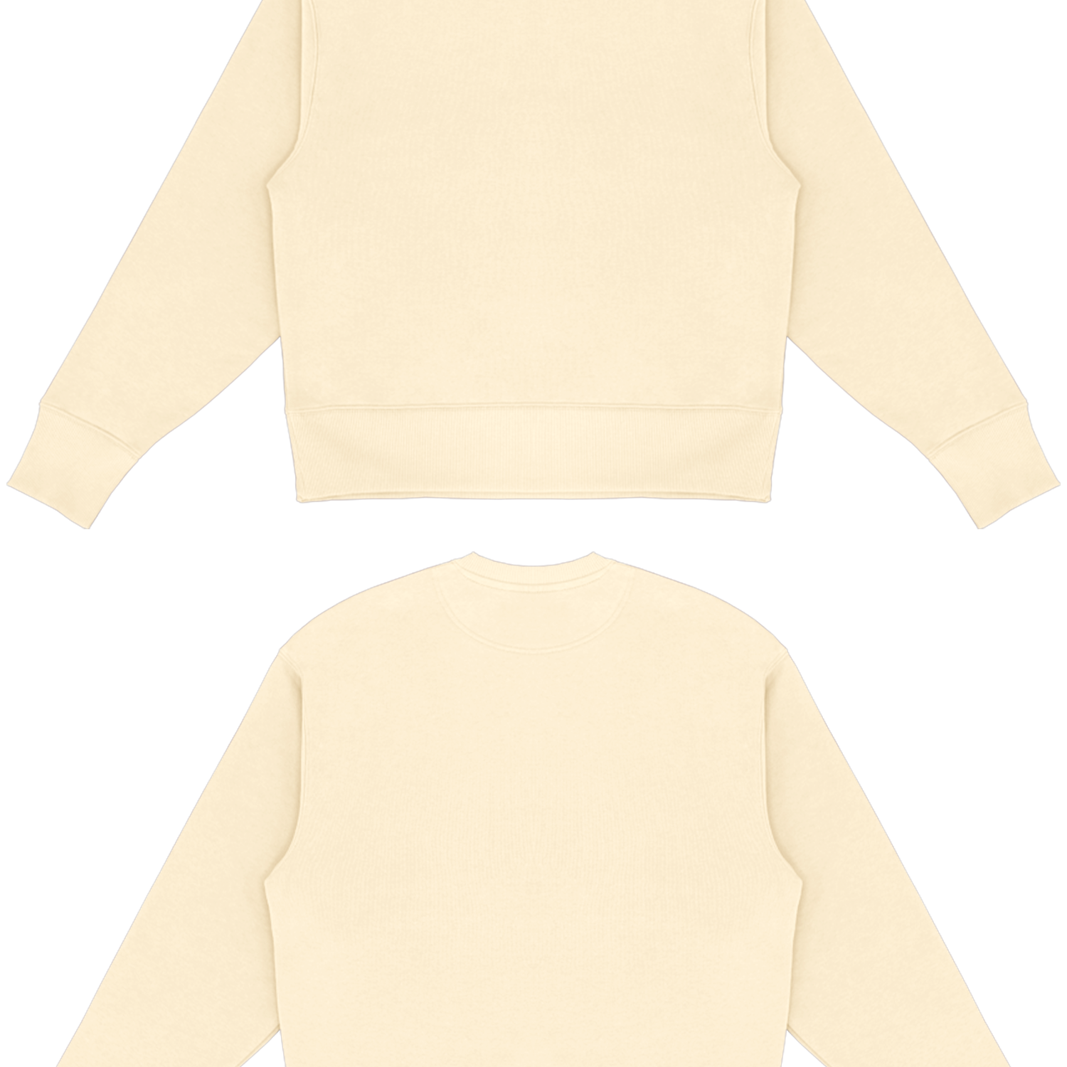 Basic (Build your own) Sweater (Oversized) – Natural Raw