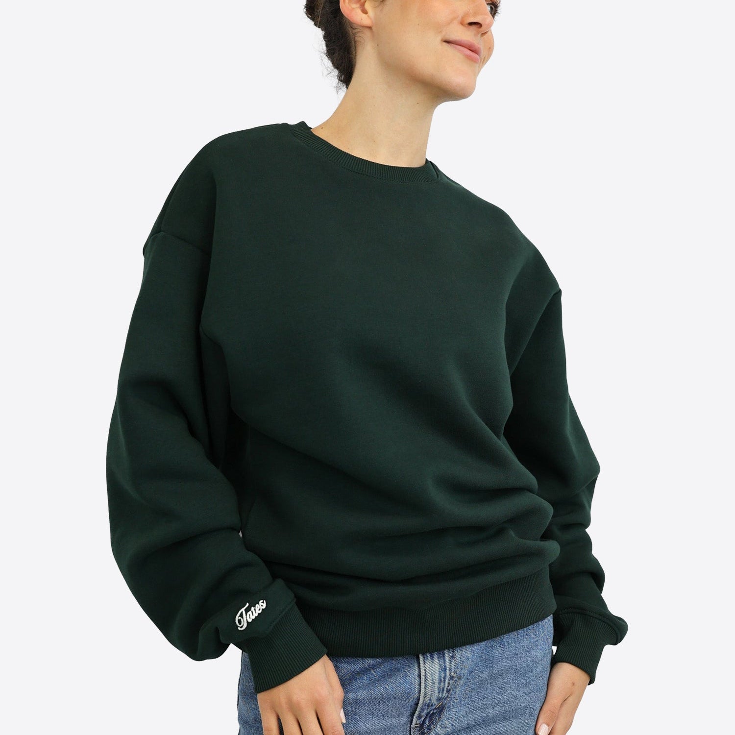 Original Regular Waistband Sweater – Pine Green