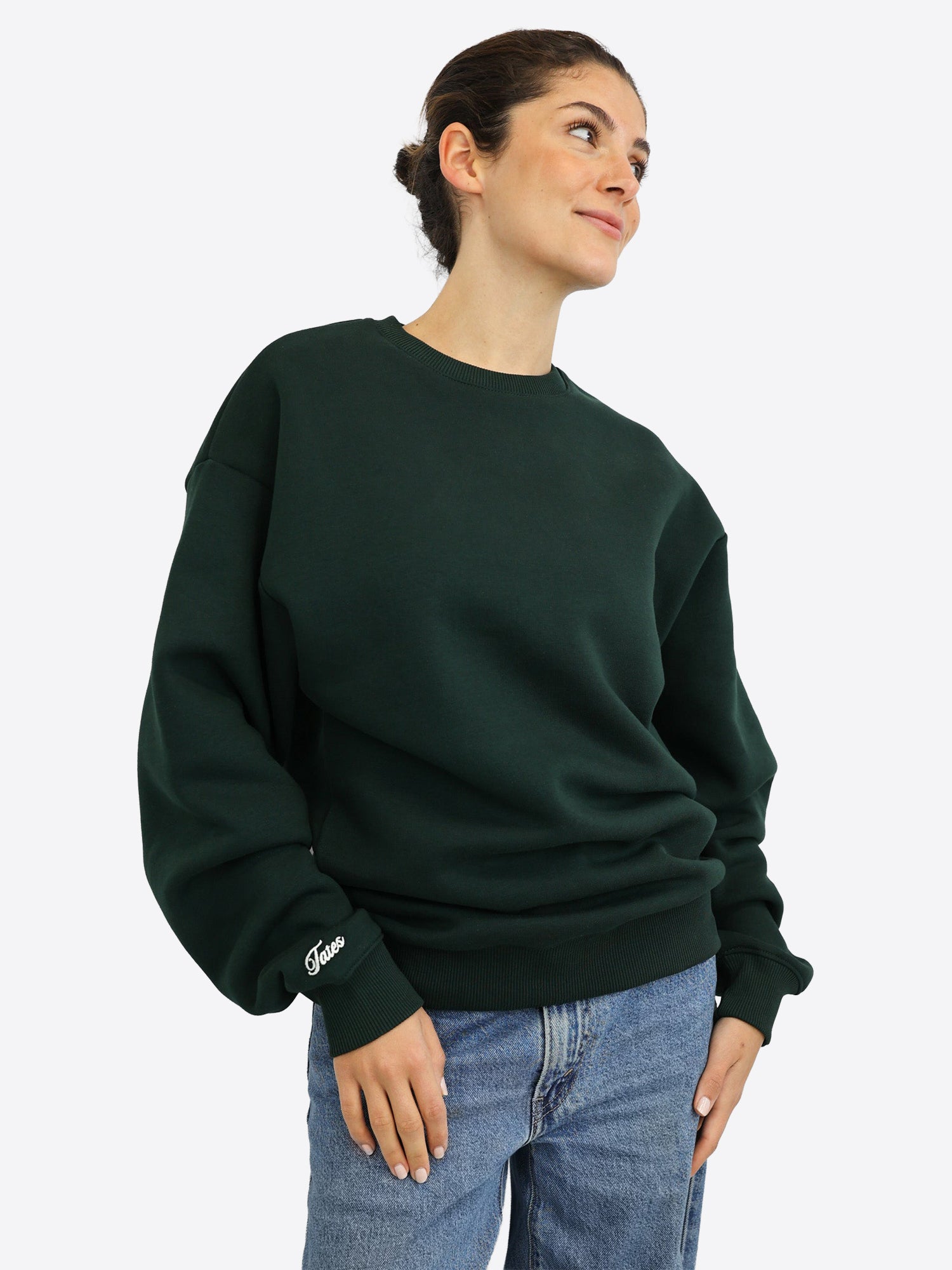 Original Regular Waistband Sweater – Pine Green