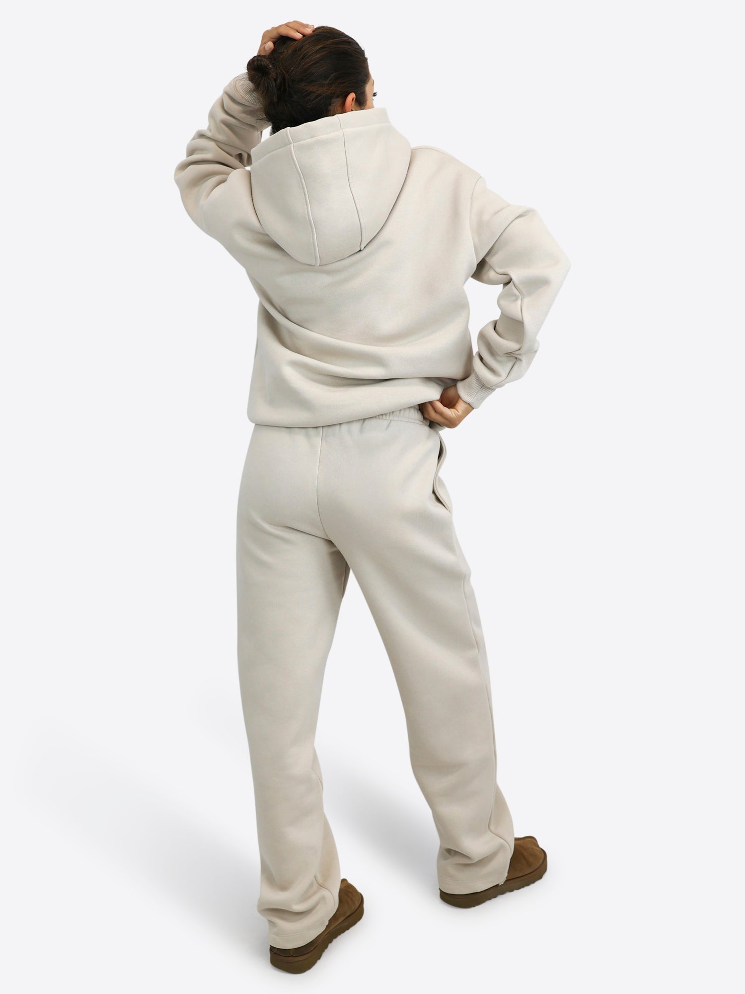 Regular Waistband Hoodie 2.0 – Beige