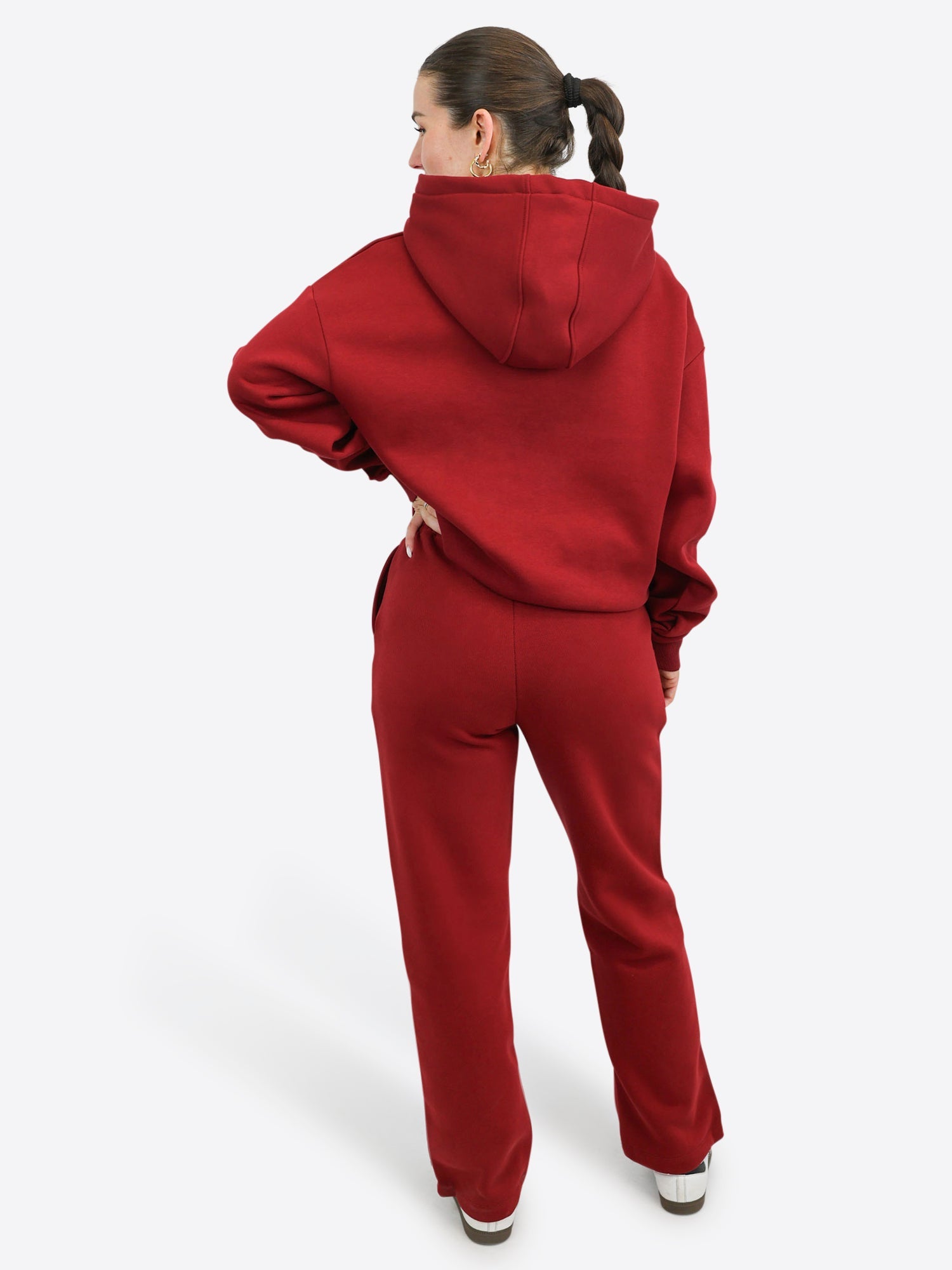 Regular Waistband Hoodie 2.0 – Cranberry