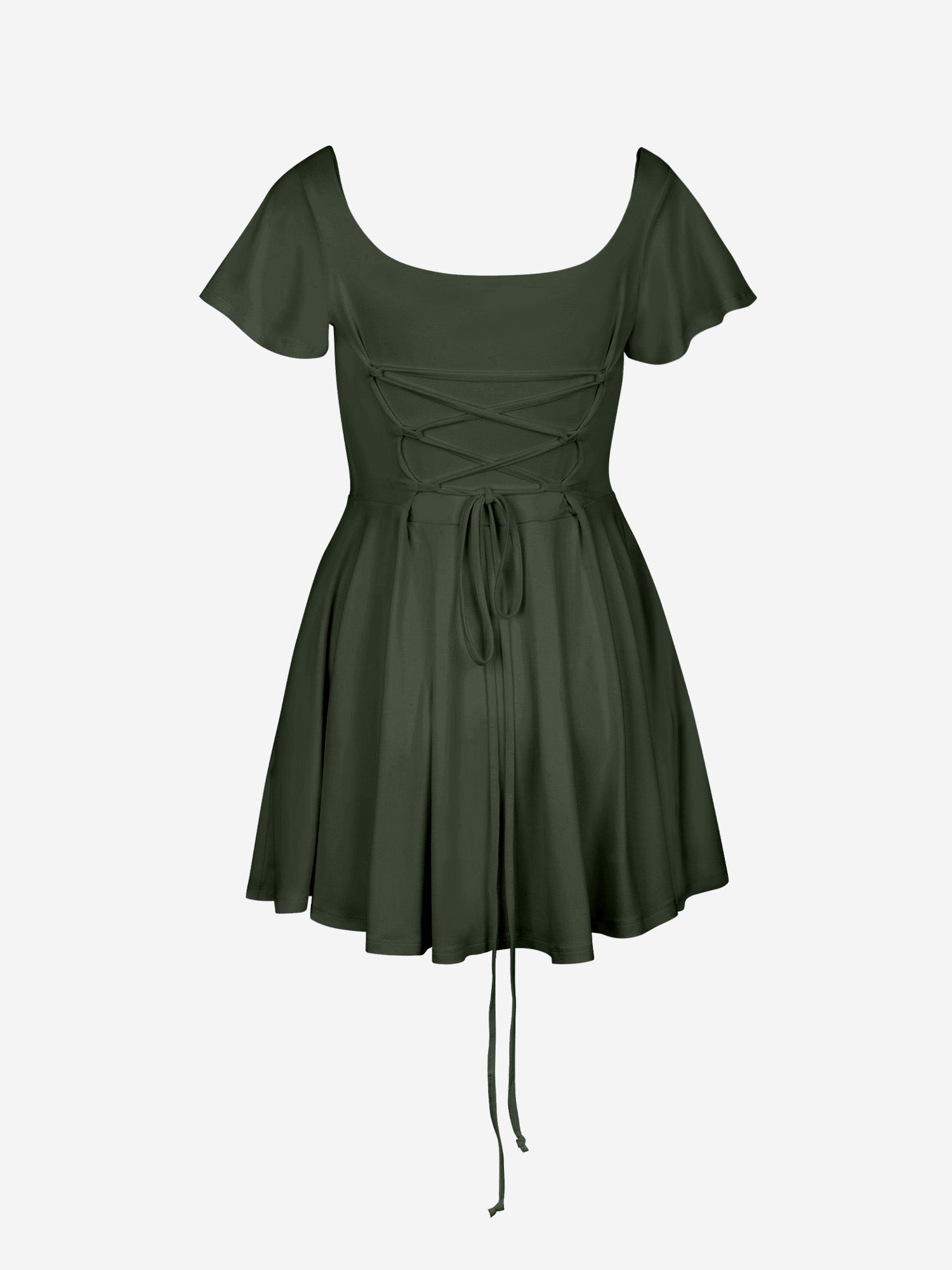Short Skort Kleid Ivy - Olive