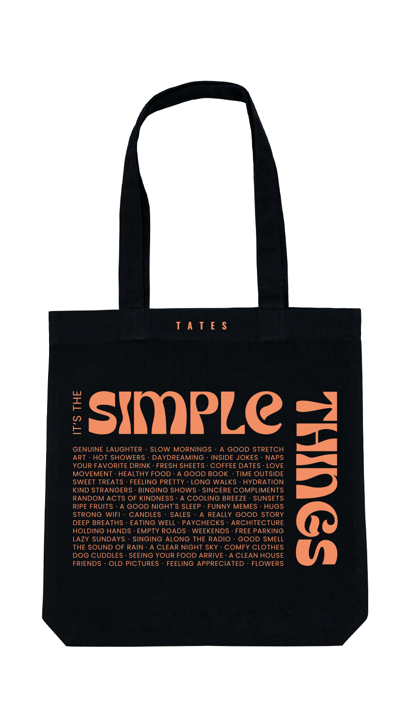 Tote bag "Simple things"