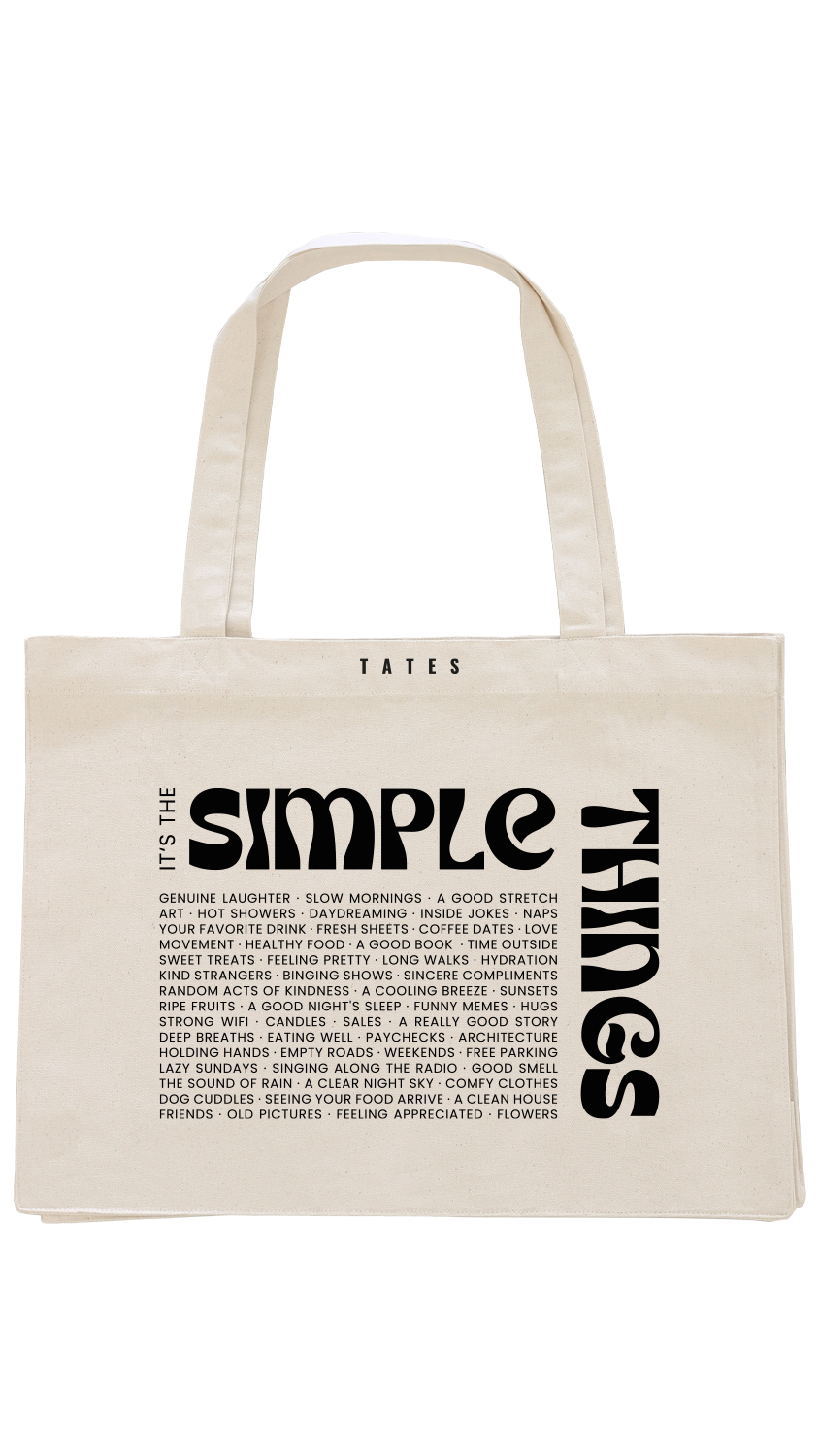 Shopping bag "Simple things"