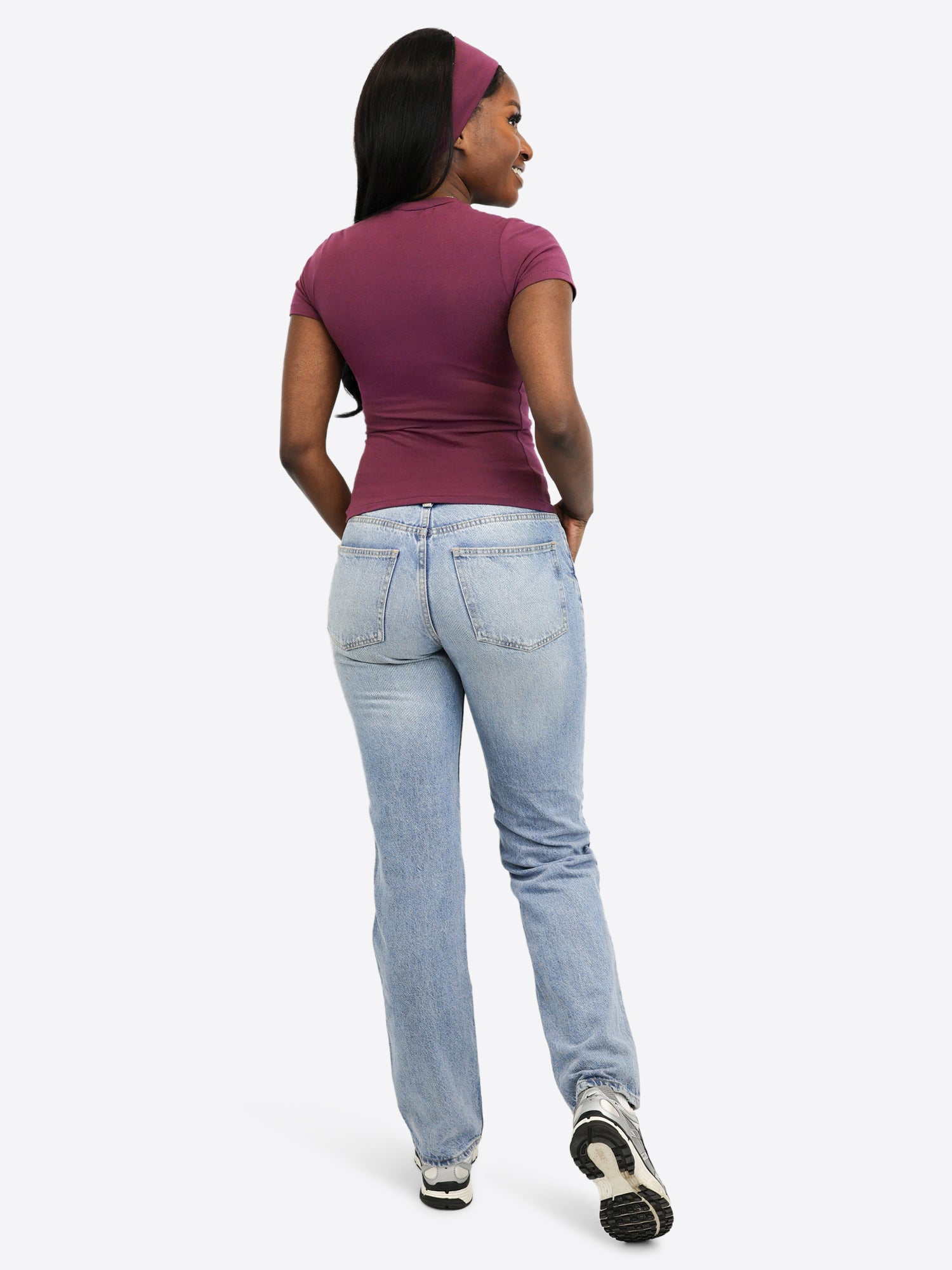 Slim T-Shirt – Aubergine