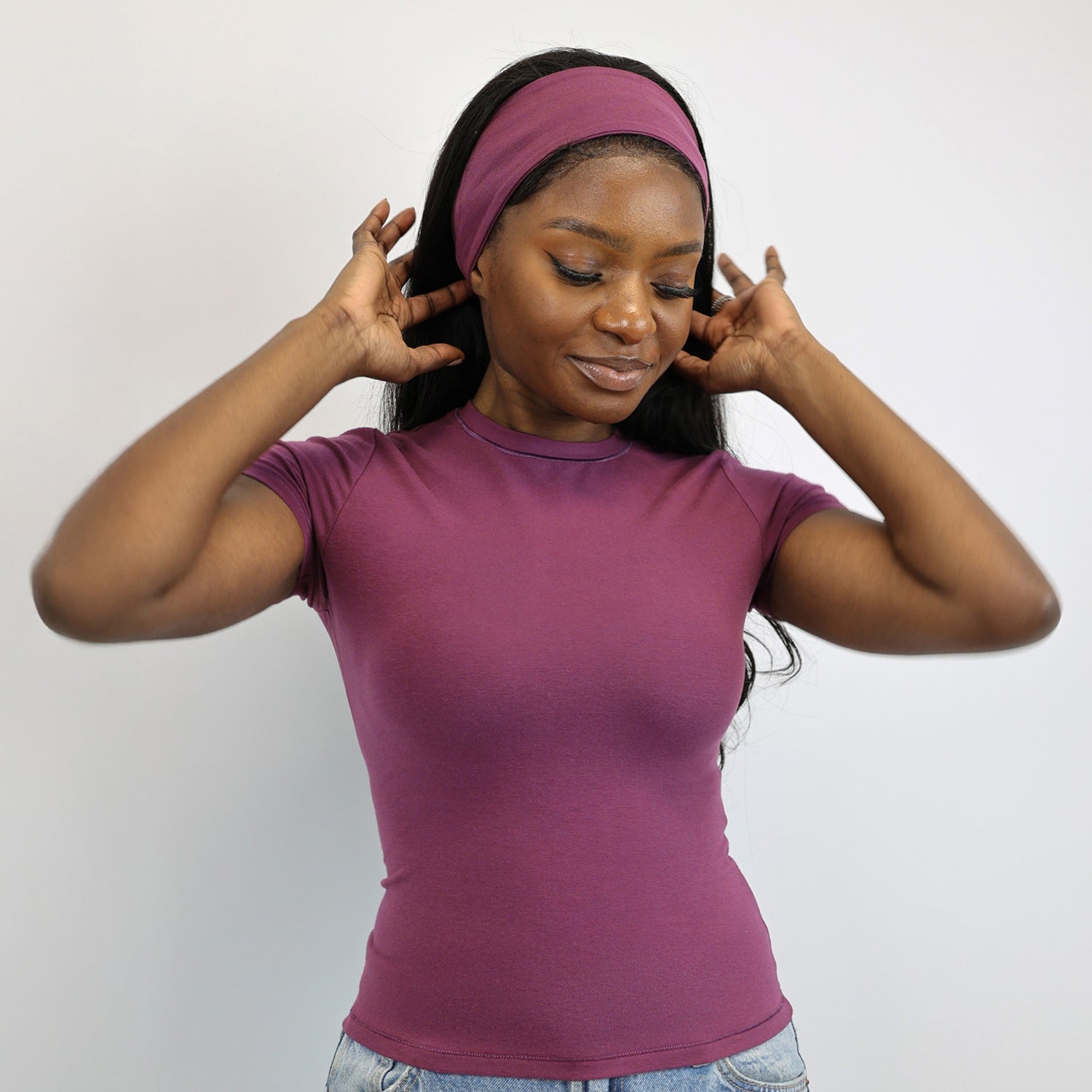 Slim T-Shirt – Aubergine