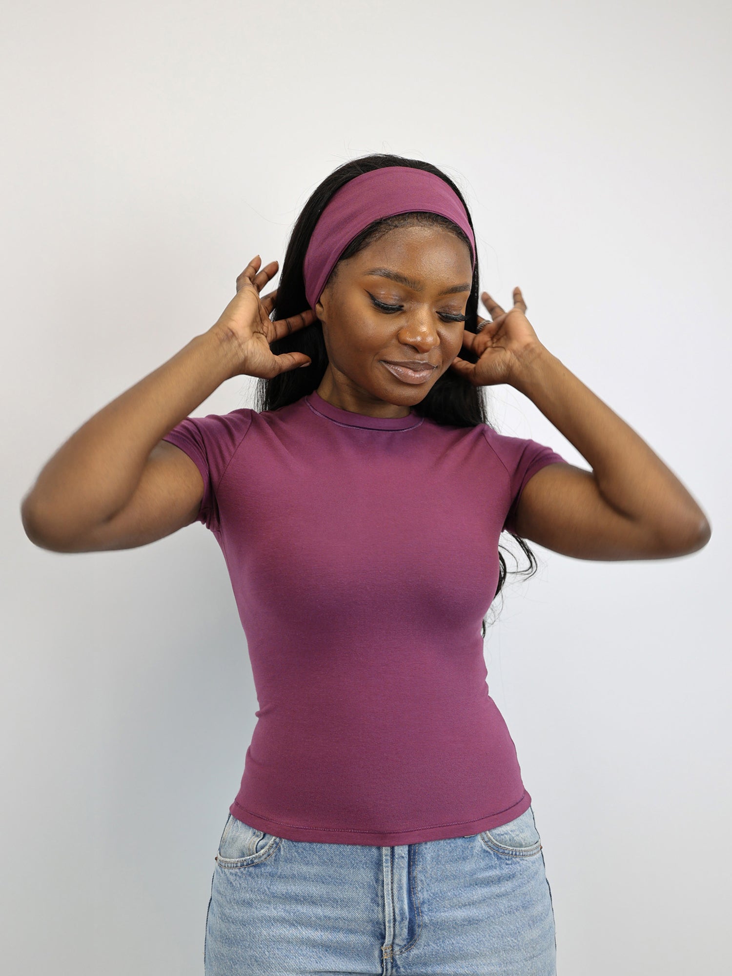 Slim T-Shirt – Aubergine