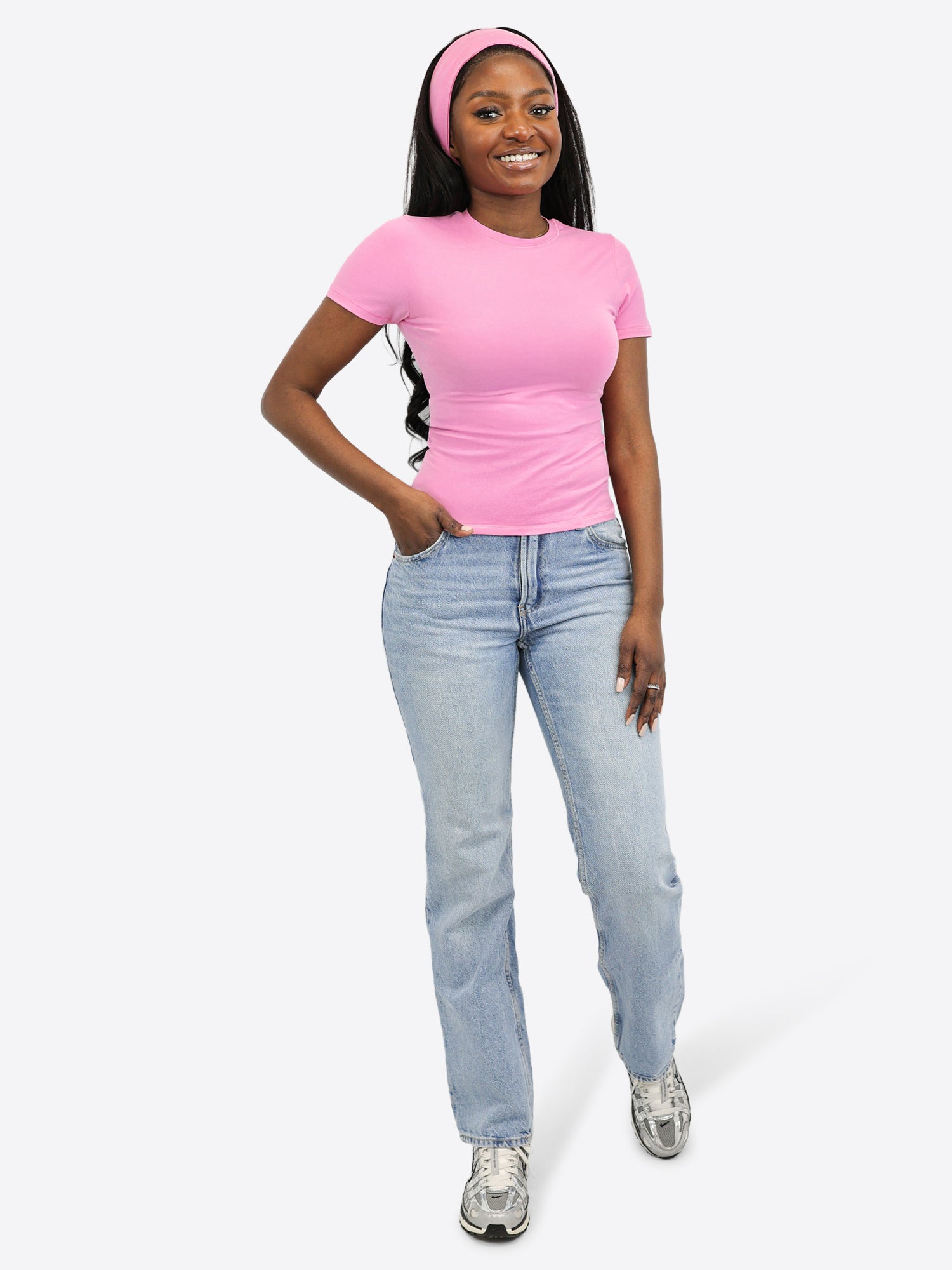 Slim T-Shirt – Bubble pink