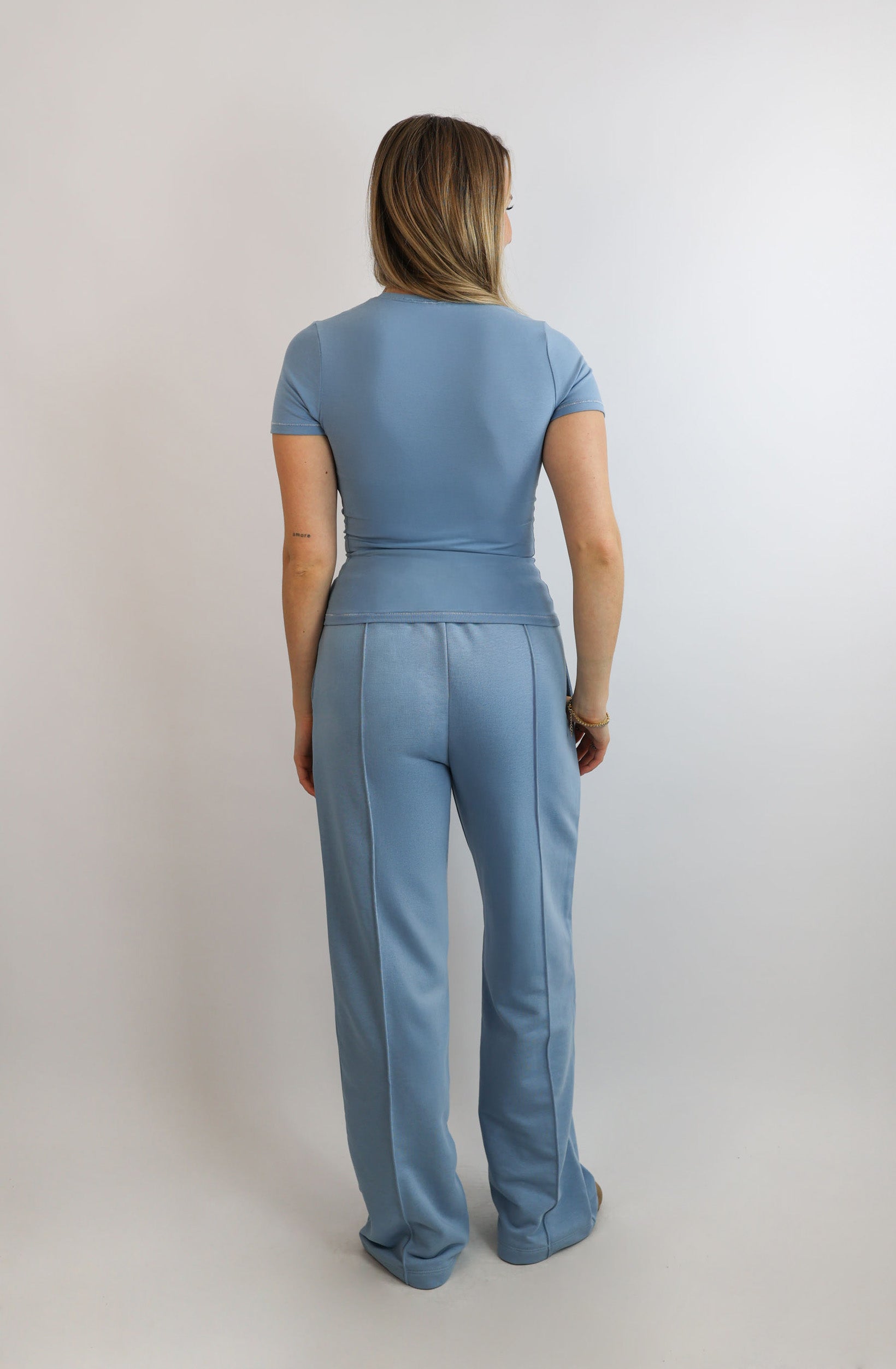 Slim T-Shirt – Dusty Blue