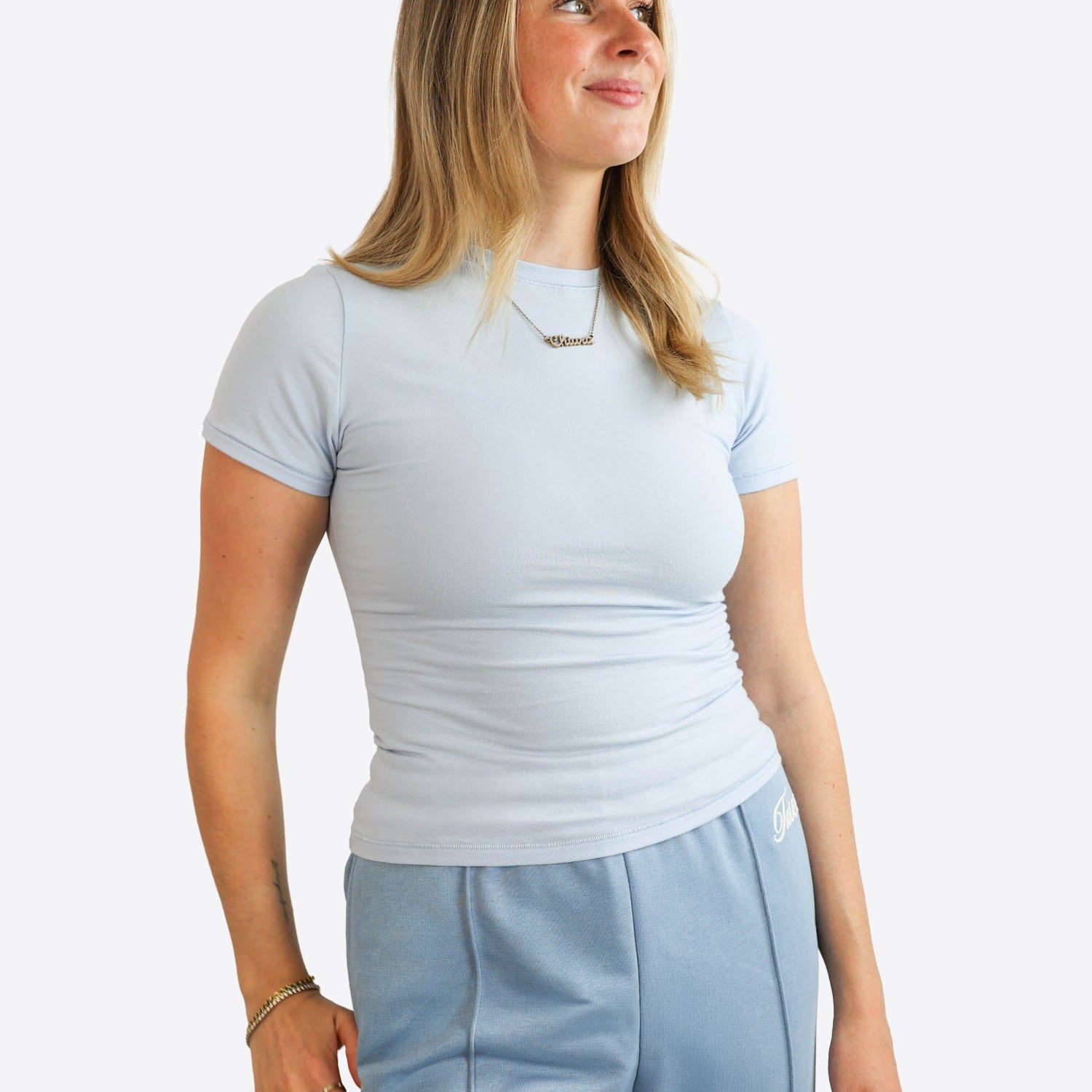 T-Shirt (Slim) – Hellblau