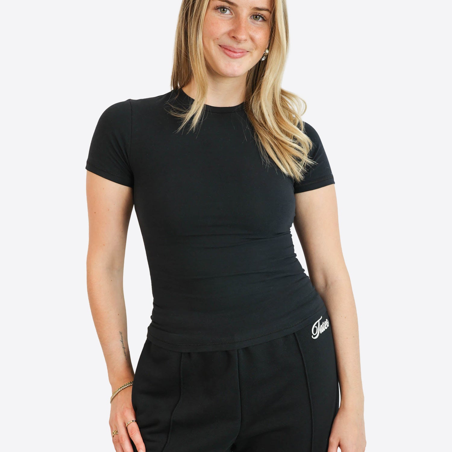 T-Shirt (Slim) – Schwarz