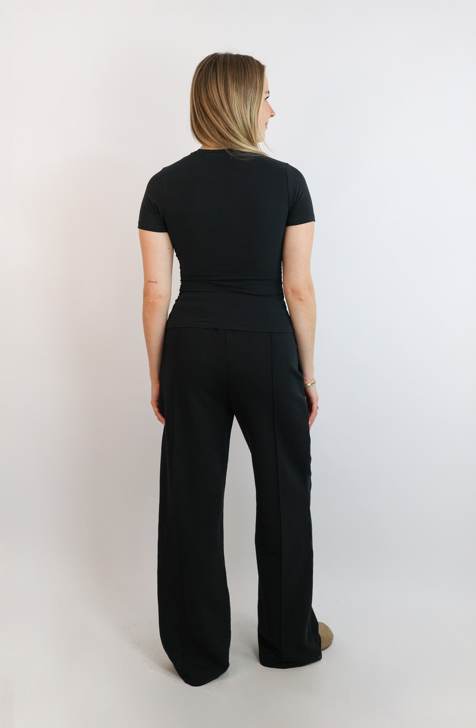 Slim T-Shirt – Schwarz