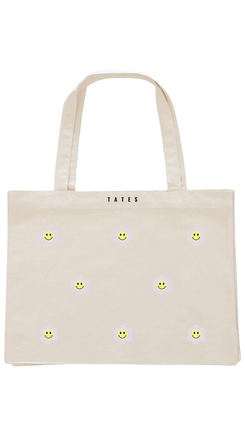 Shopping bag "Smiley Blumen"