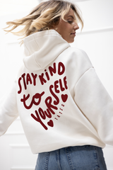 The Original Regular Waistband Hoodie "Stay kind"