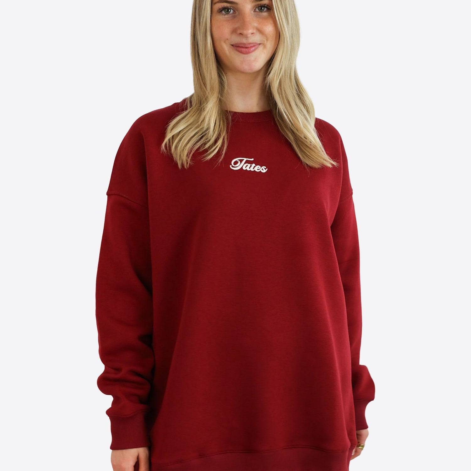 Original Wide Waistband Sweater 2.0 – Cranberry