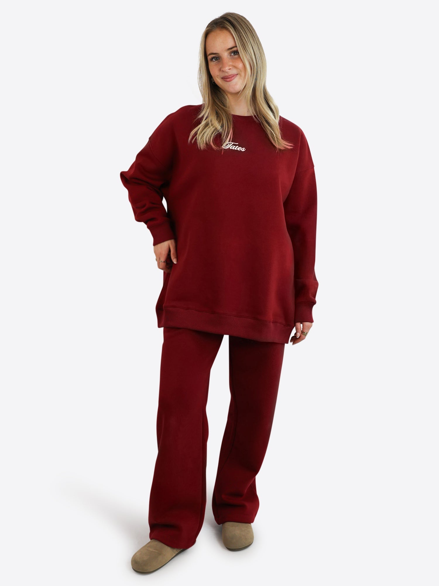 Original Wide Waistband Sweater 2.0 – Cranberry