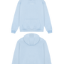 Basic (Build your own) Regular Waistband Hoodie – Hellblau