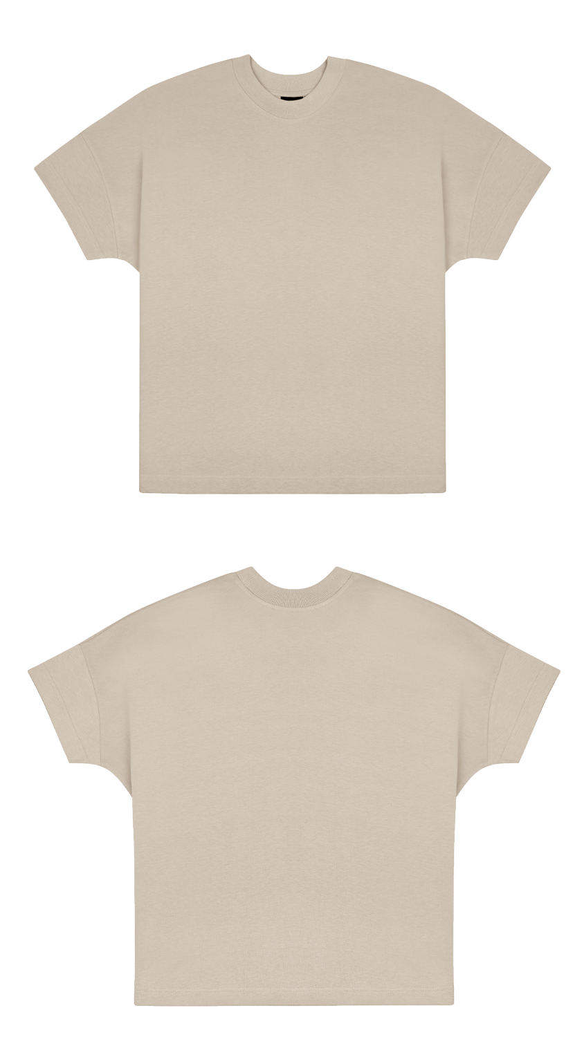 Basic (Build your own) Soft Touch T-Shirt – Beige