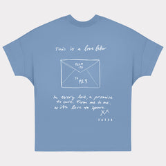 Soft Touch T-Shirt (Oversized) "Love letter"