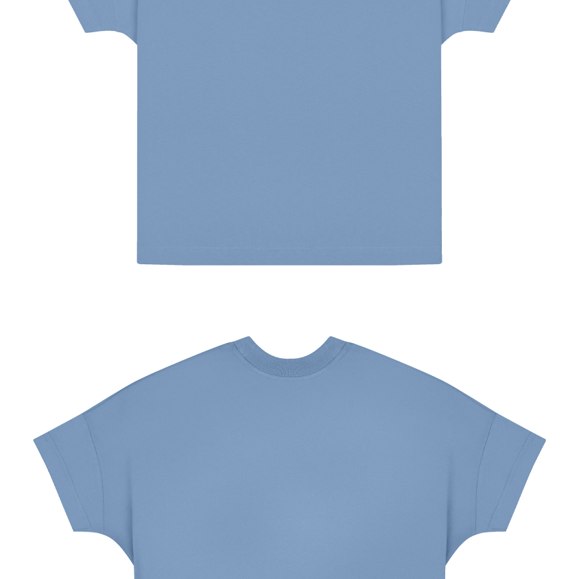 Basic (Build your own) Soft Touch T-Shirt – Dusty Blue