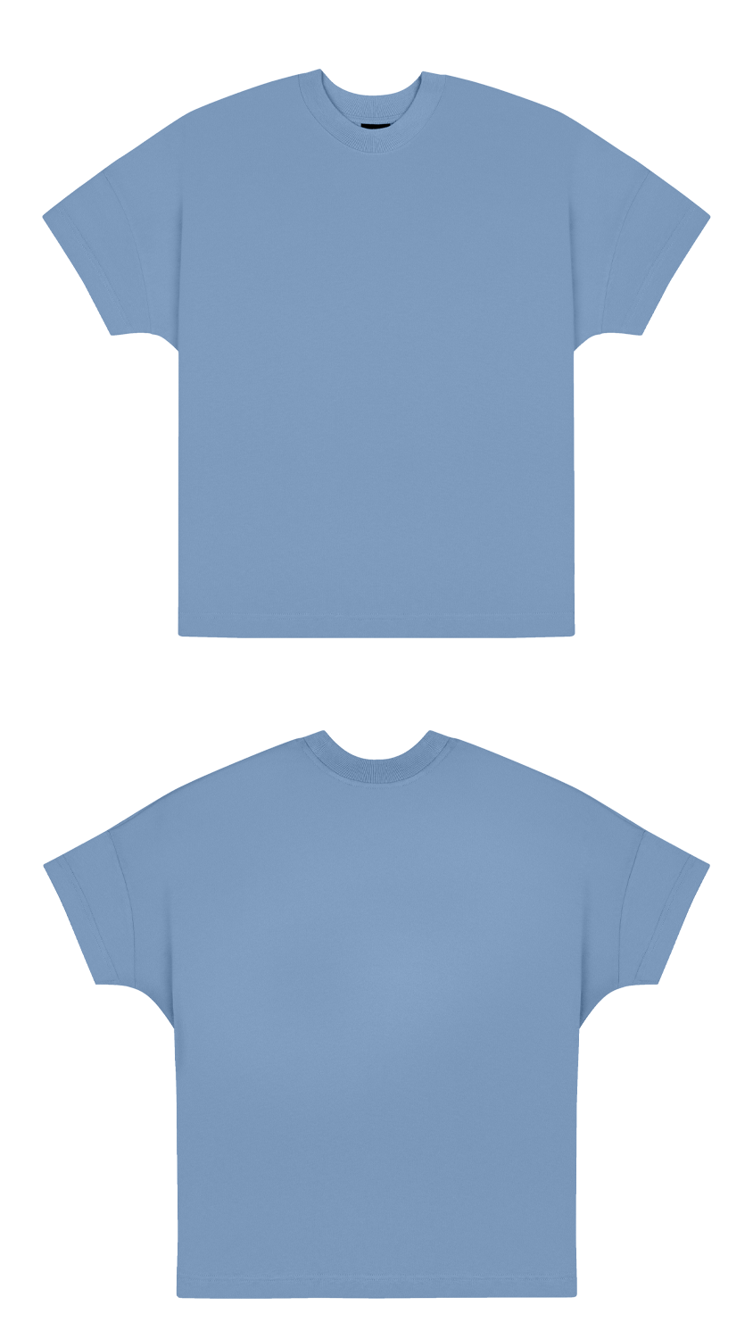 Basic (Build your own) Soft Touch T-Shirt – Dusty Blue