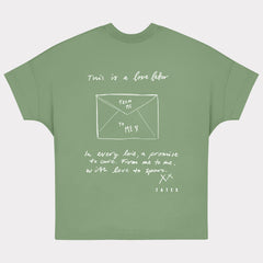 Soft Touch T-Shirt (Oversized) "Love letter"