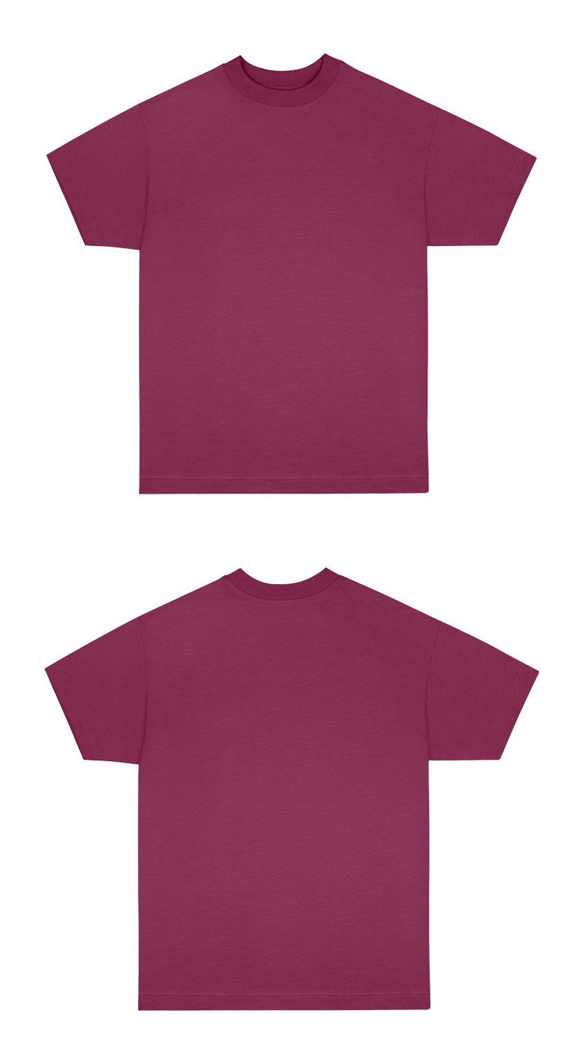 Basic (Build your own) Soft Touch T-Shirt 2.0 – Berry