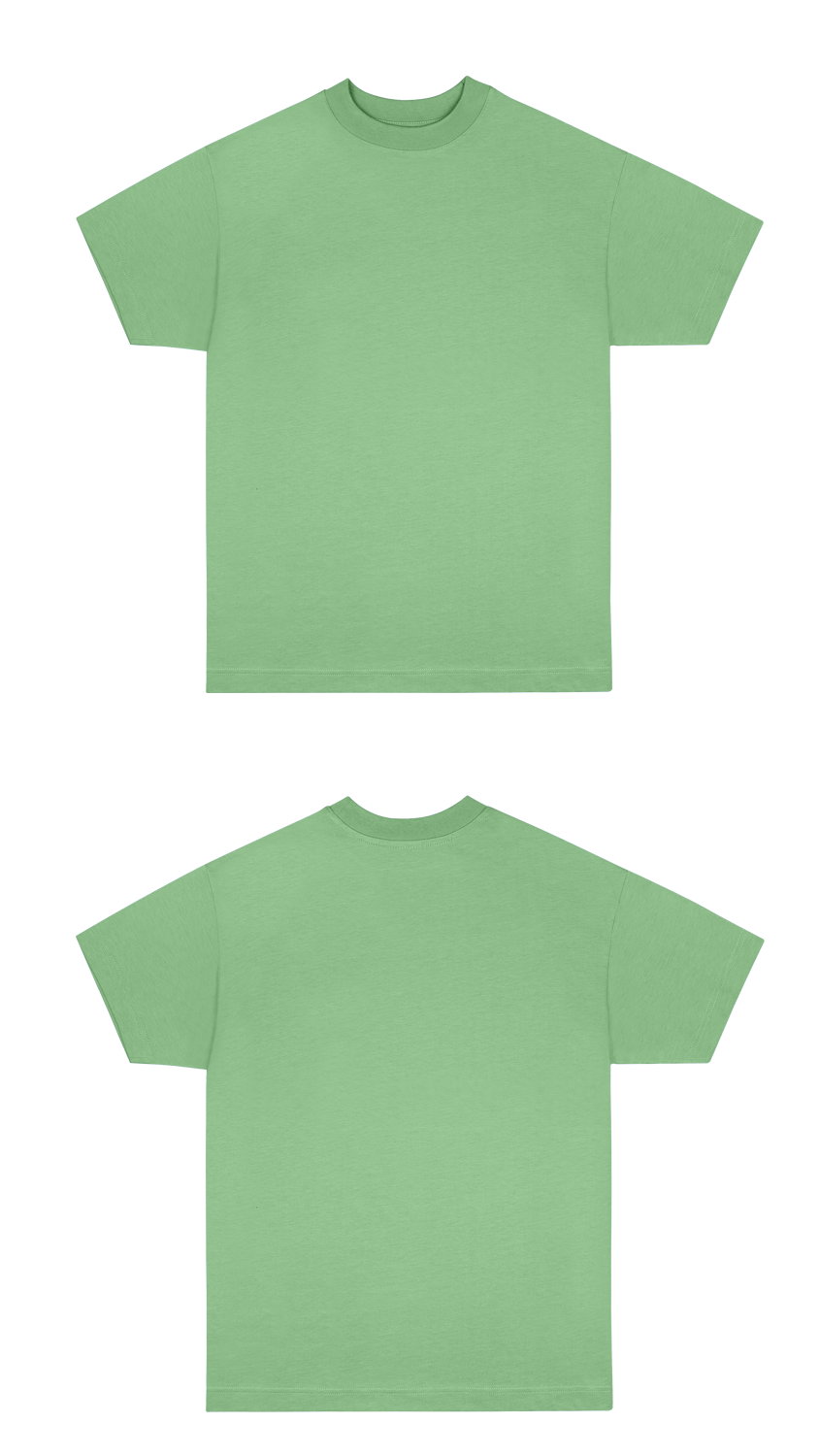 Basic (Build your own) Oversized T-Shirt 2.0 – Matcha
