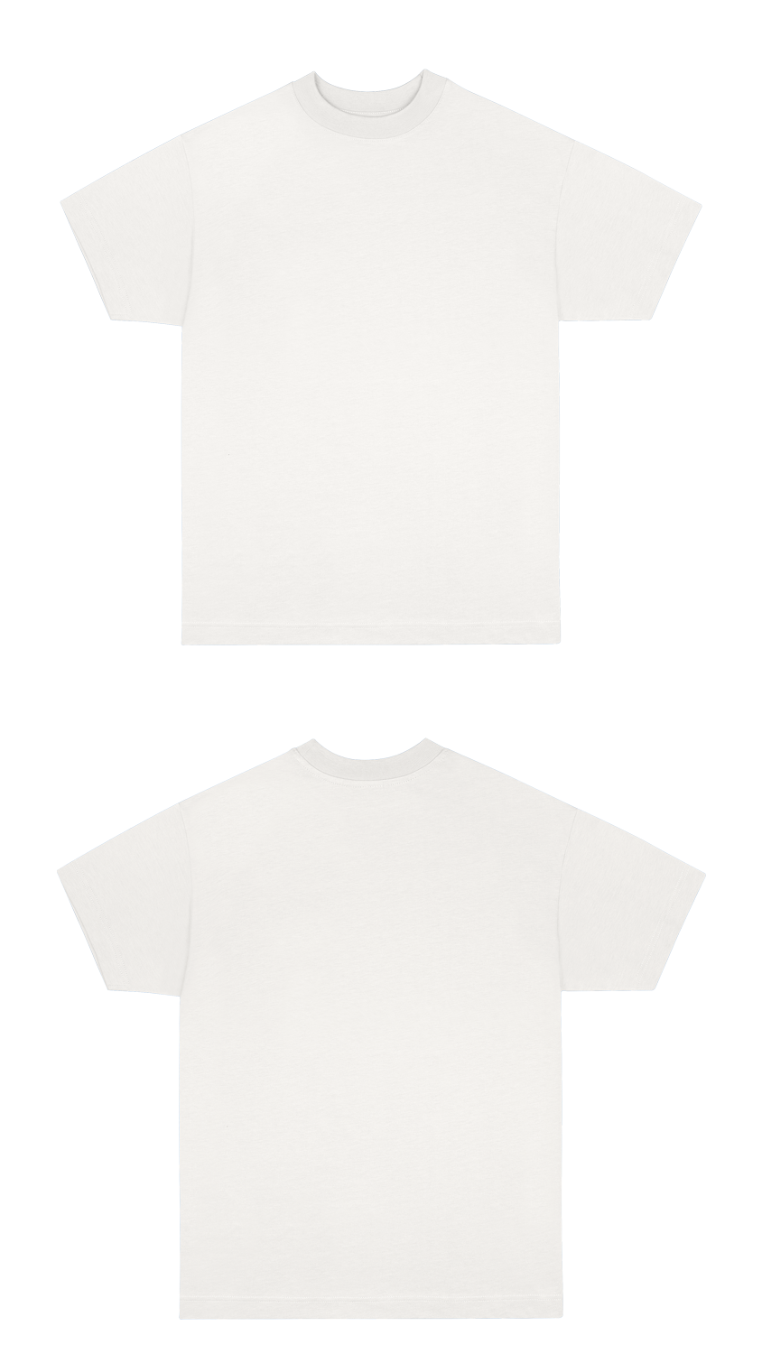 Basic (Build your own) Oversized T-Shirt 2.0 – Off white