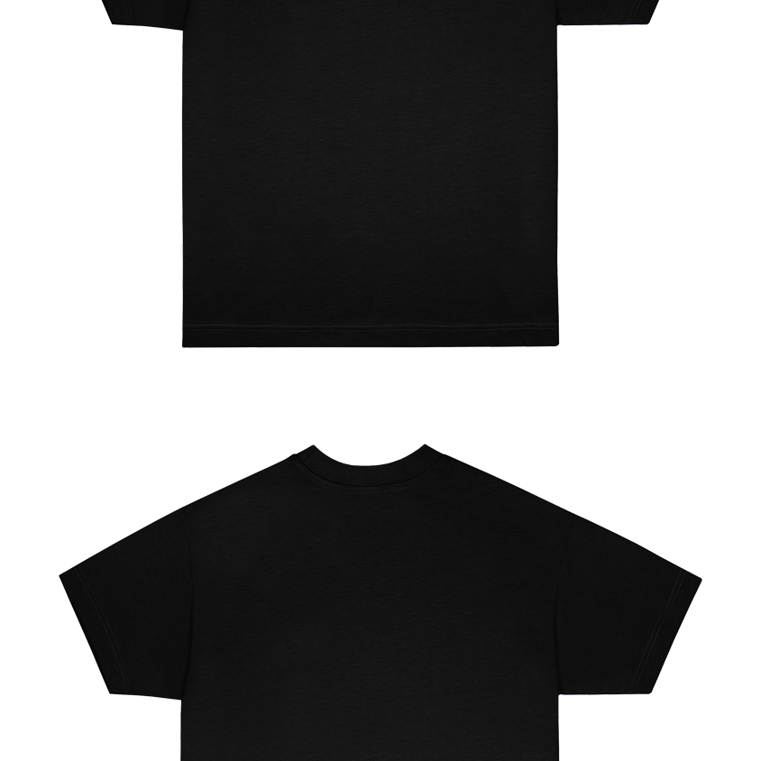 Basic (Build your own) Oversized T-Shirt 2.0 – Schwarz